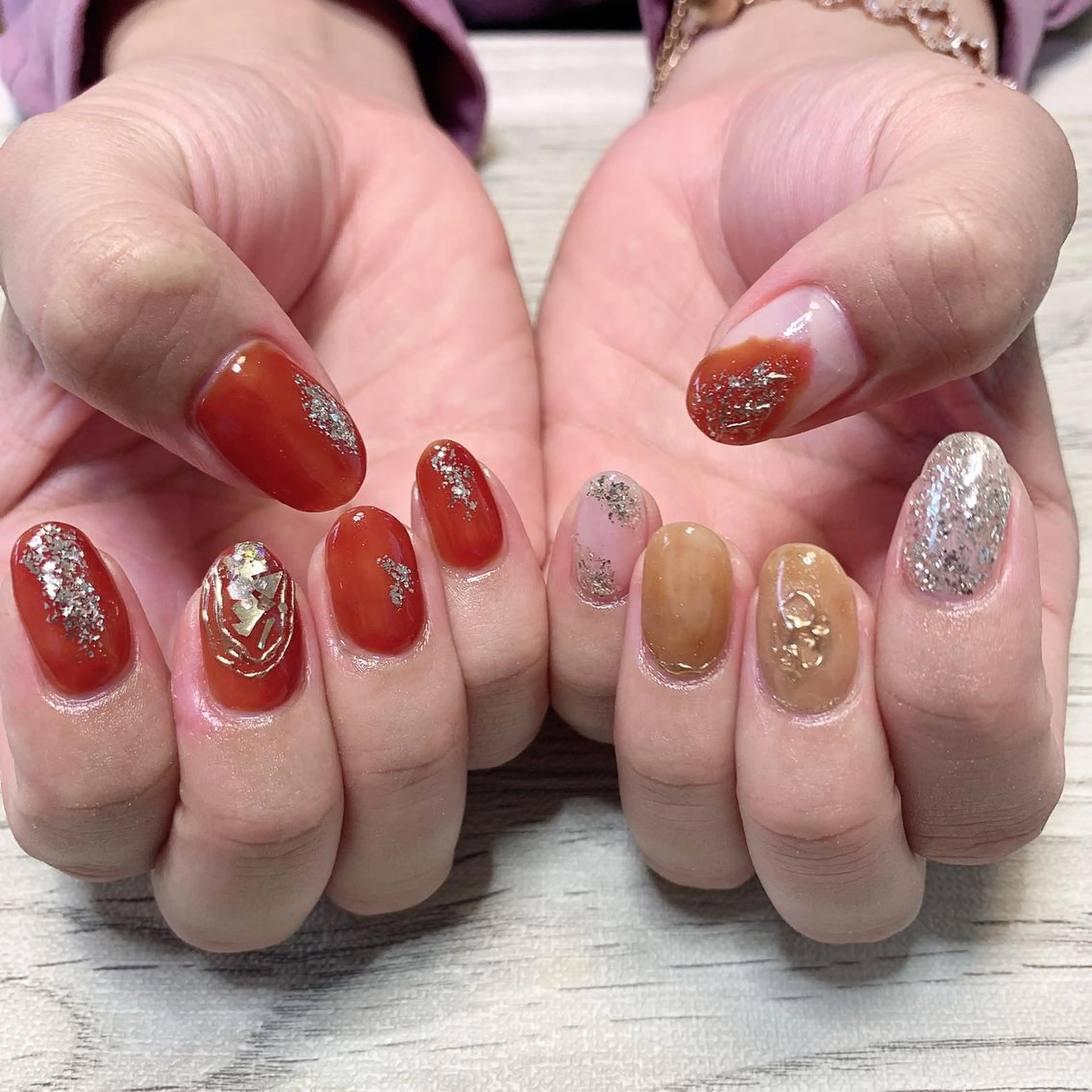 ネイル ハンドネイル フットネイル Adite nailのネイルデザイン