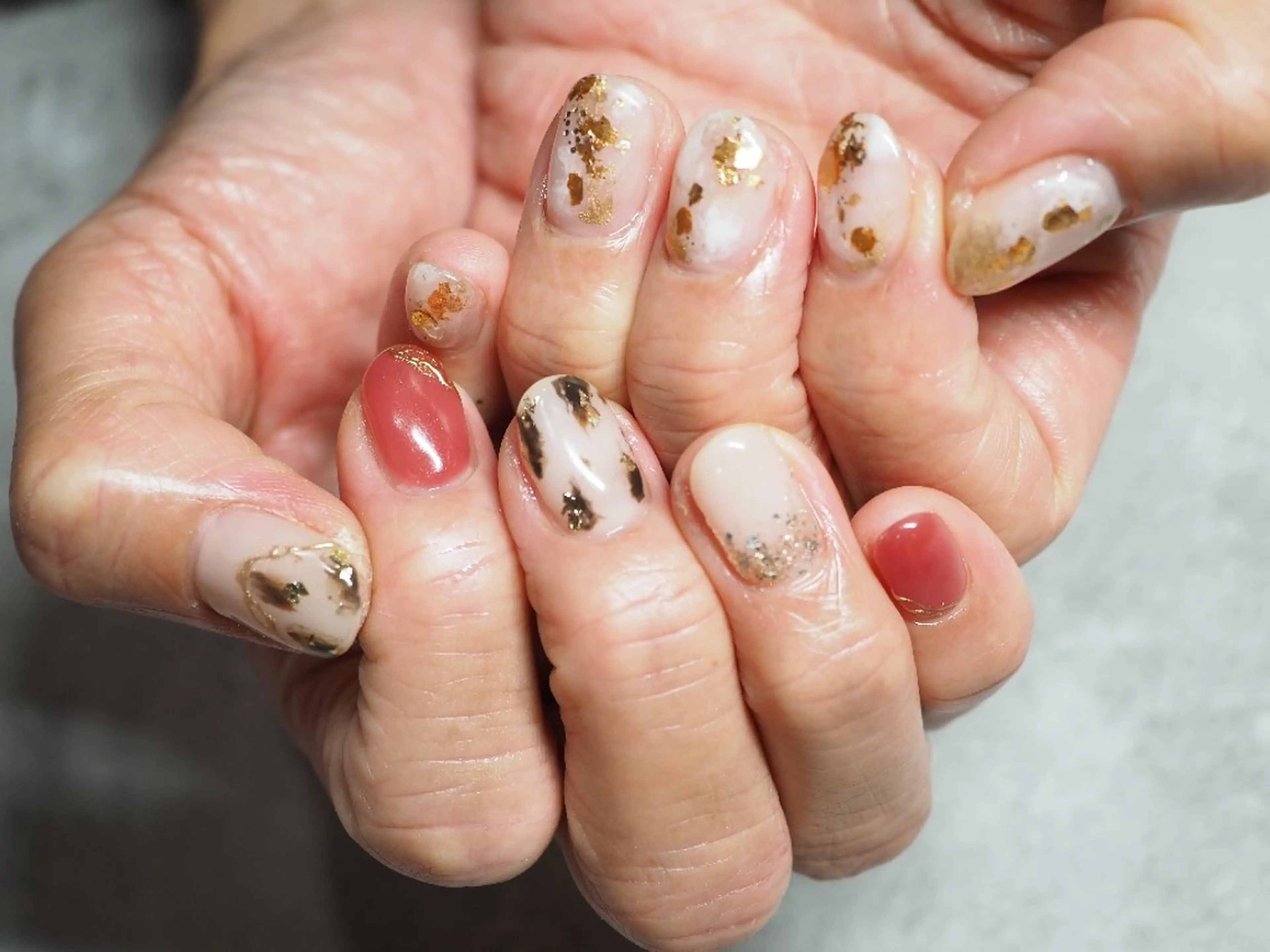 ネイル ハンドネイル glaNje 福光のネイルデザイン