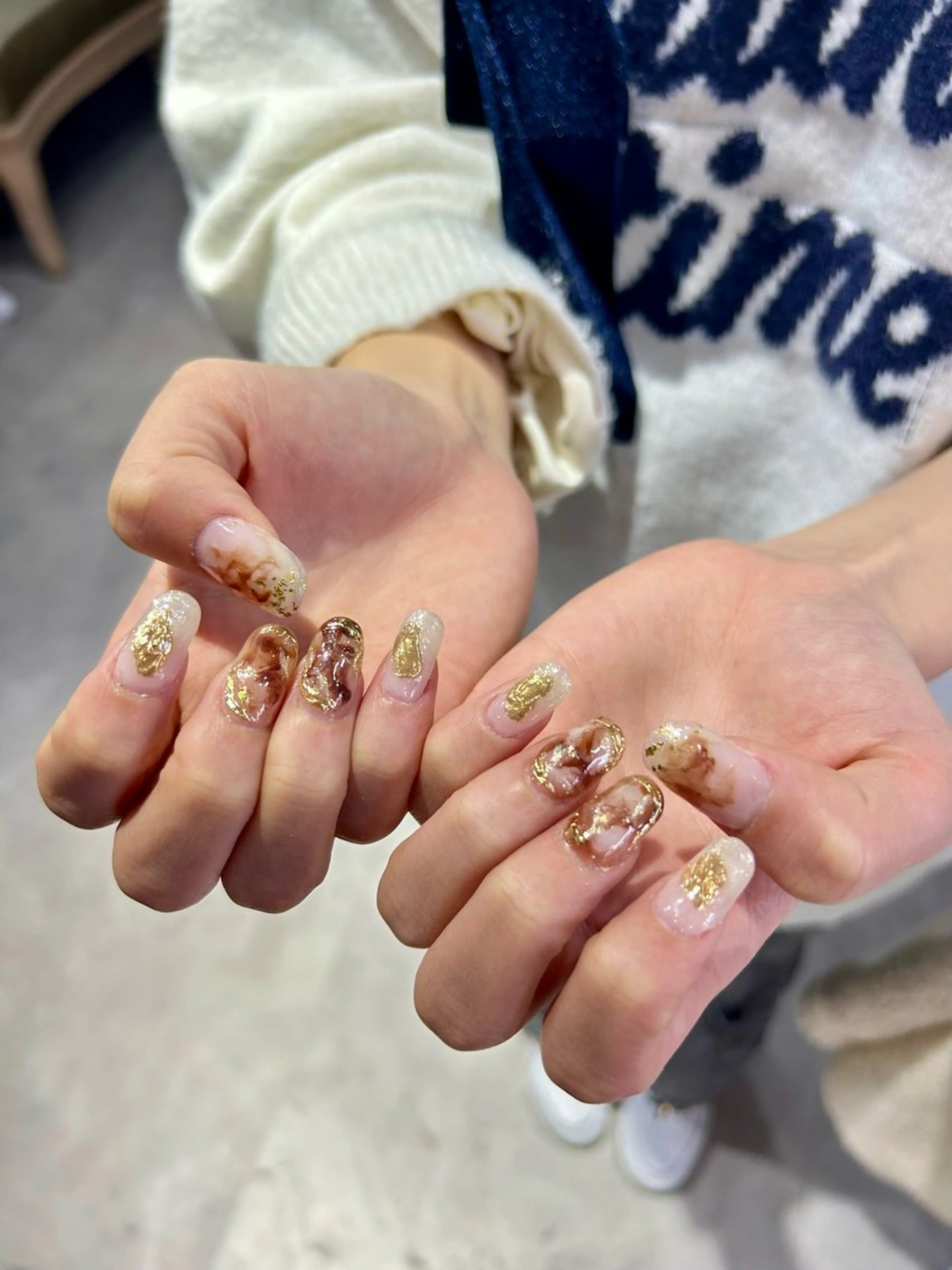 【⛄️2月限定✨】〈練習モデル〉90分アートし放題🩵✨(おまかせ･持ち込み🙆🏻‍♀️︎パーツ込)の写真