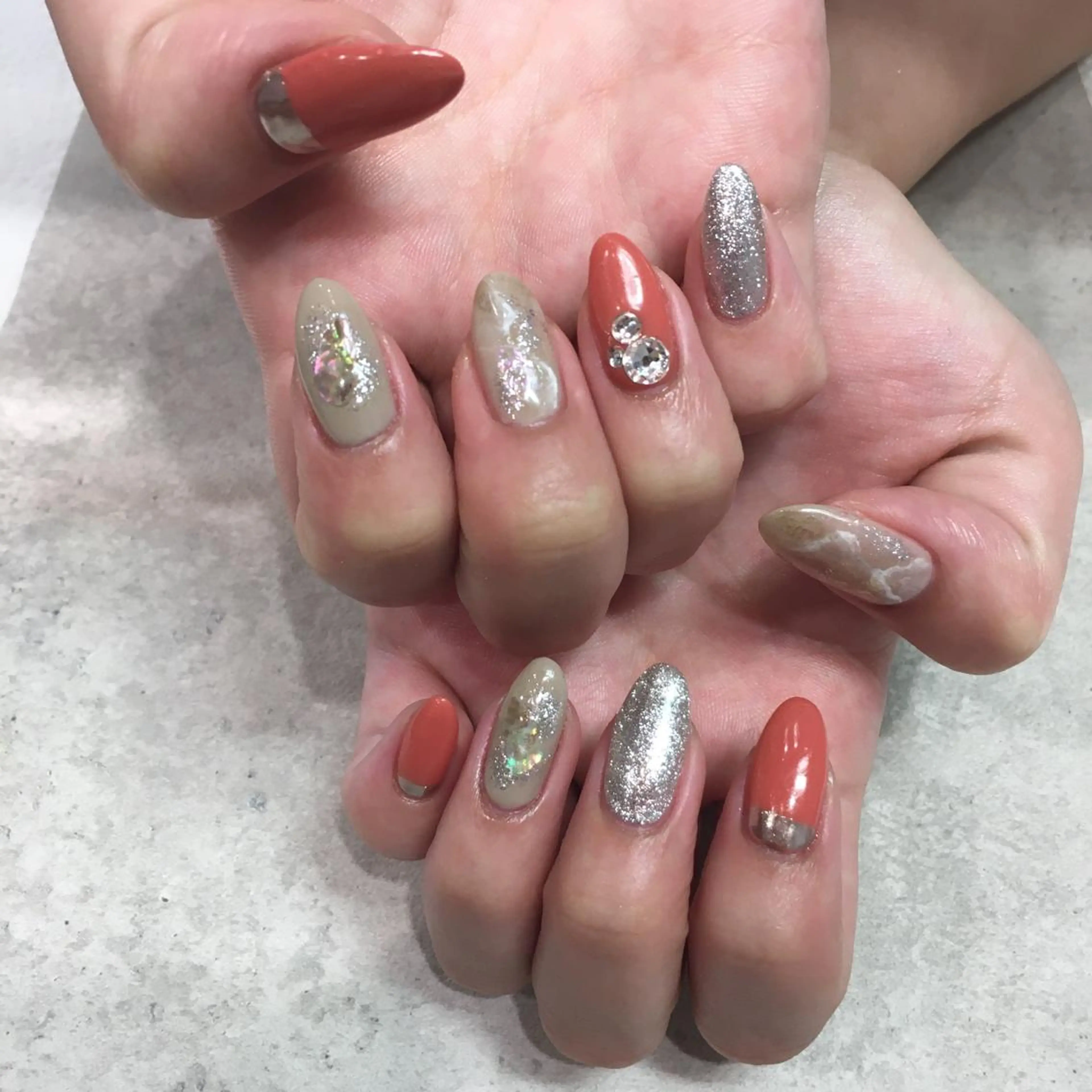 ネイル 下重 舞のネイルデザイン