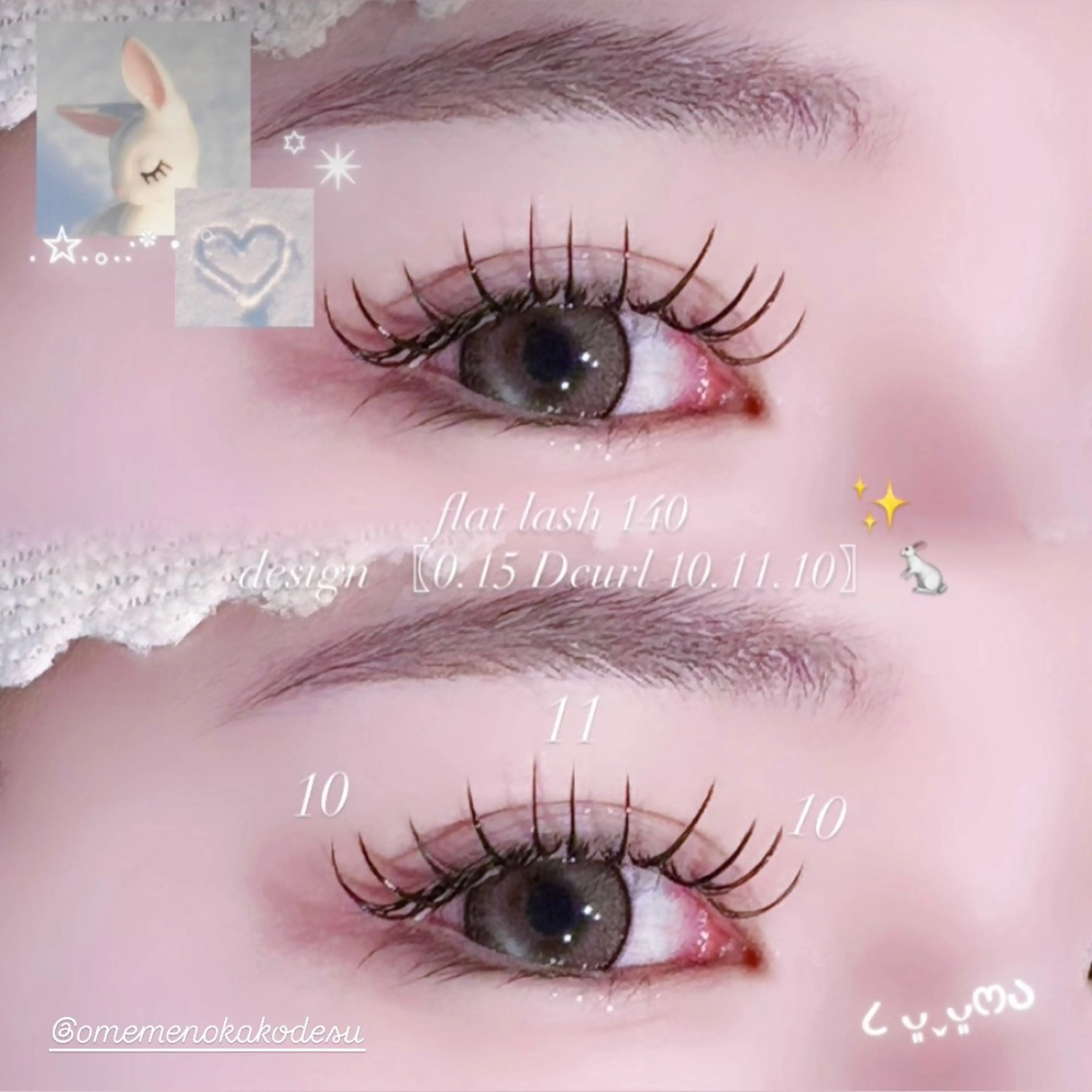 ✧︎ 人気🥈No.2 ✧︎‬（オフ込）フラットラッシュ140本 ✧ ￥5500 ⚠️補足説明必読の写真