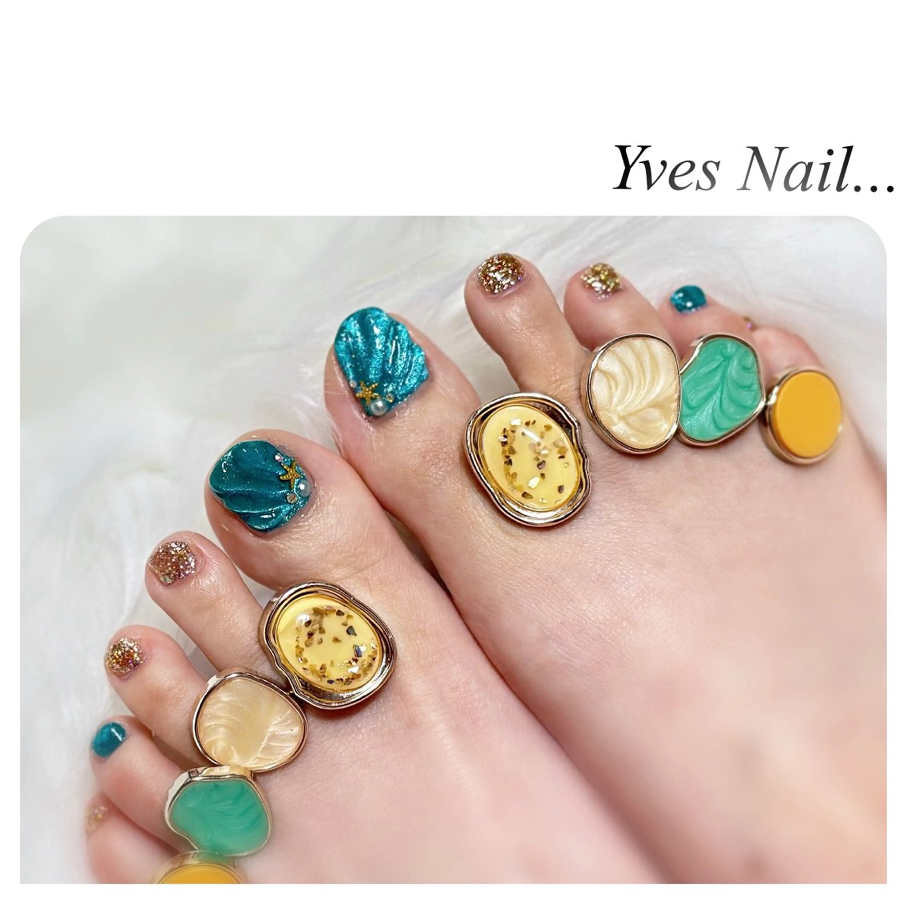 ネイル フットネイル 夏ネイル フットネイル kanno yのネイルデザイン