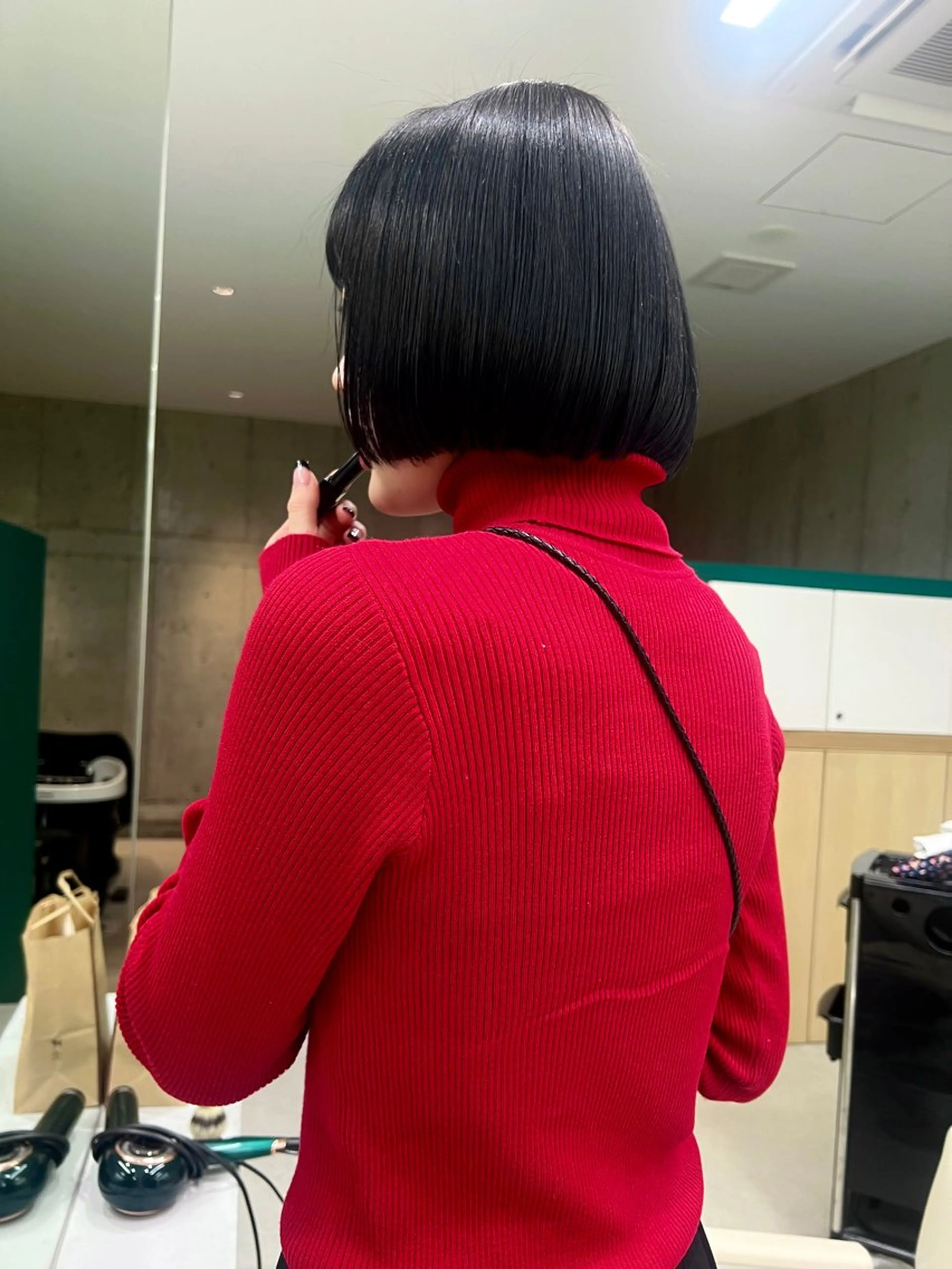 ショート M Hair Salon所属・淀屋橋レイヤーパーマ ハッシュ/ASARIのヘアスタイル