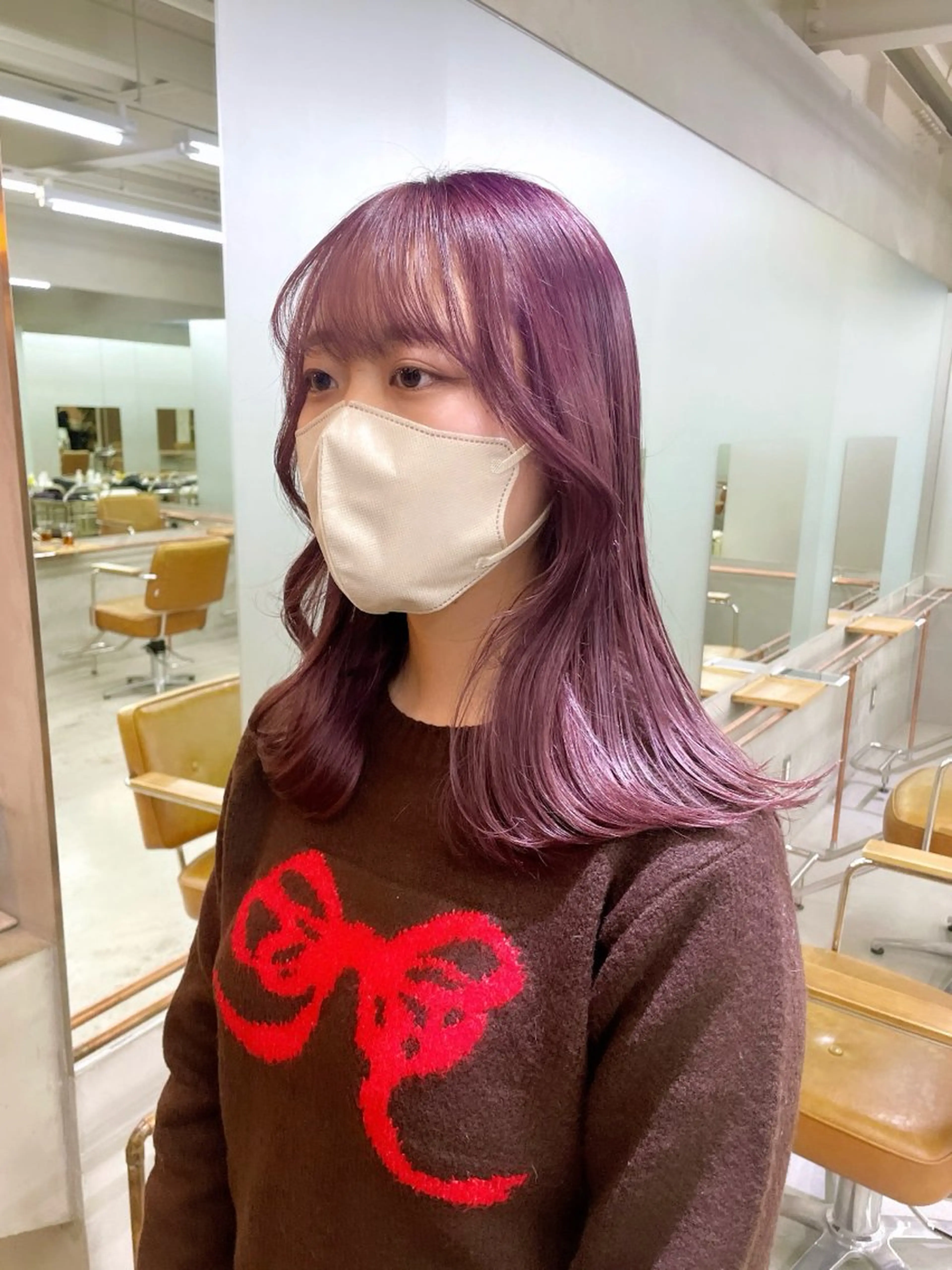 🇰🇷韓国風カット＋透明感カラー🇰🇷トリートメント付き🫶🏻45%off💙の写真