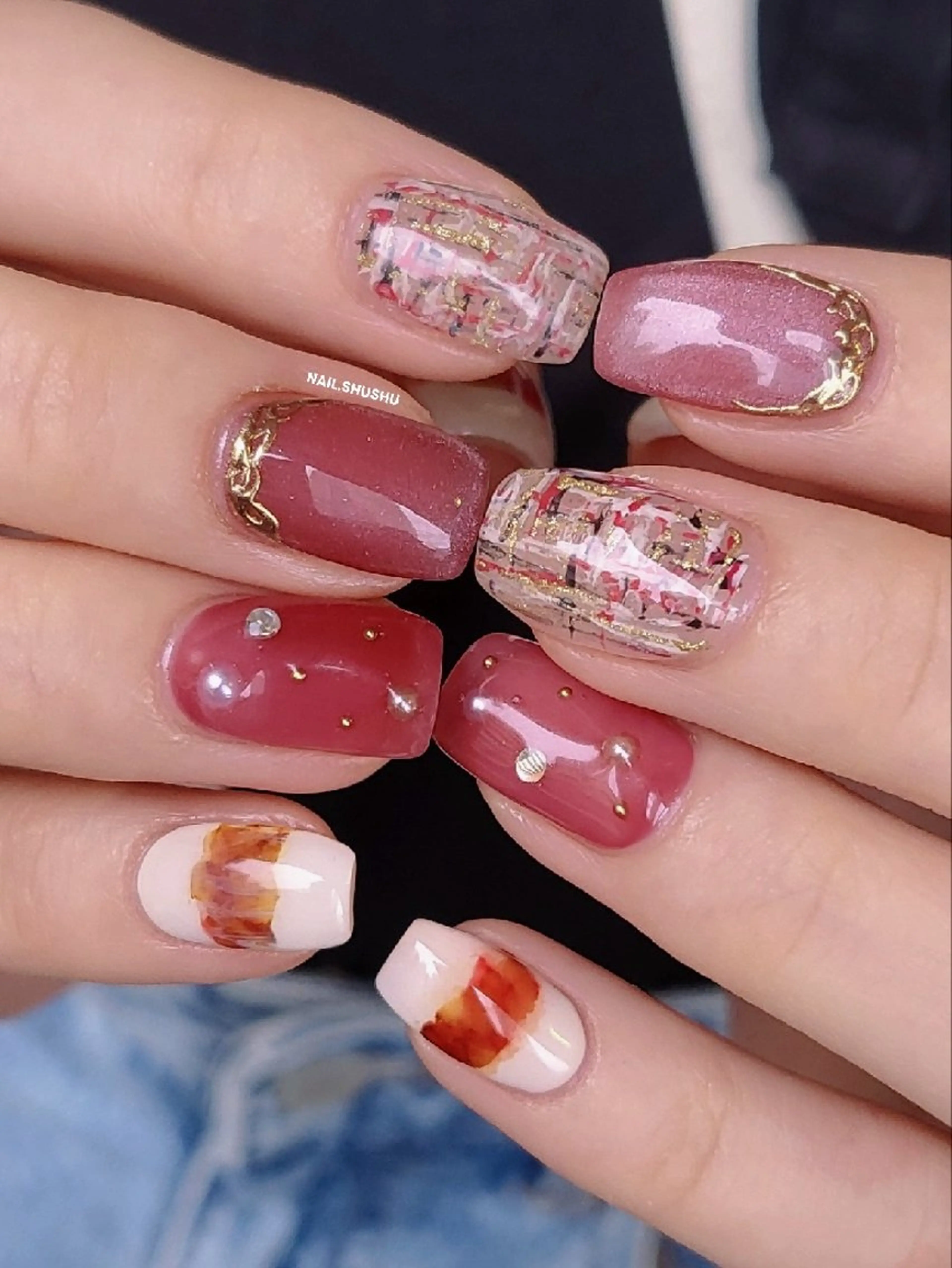 ネイル 3dパーツ/流行り 👧shushu❤️のネイルデザイン