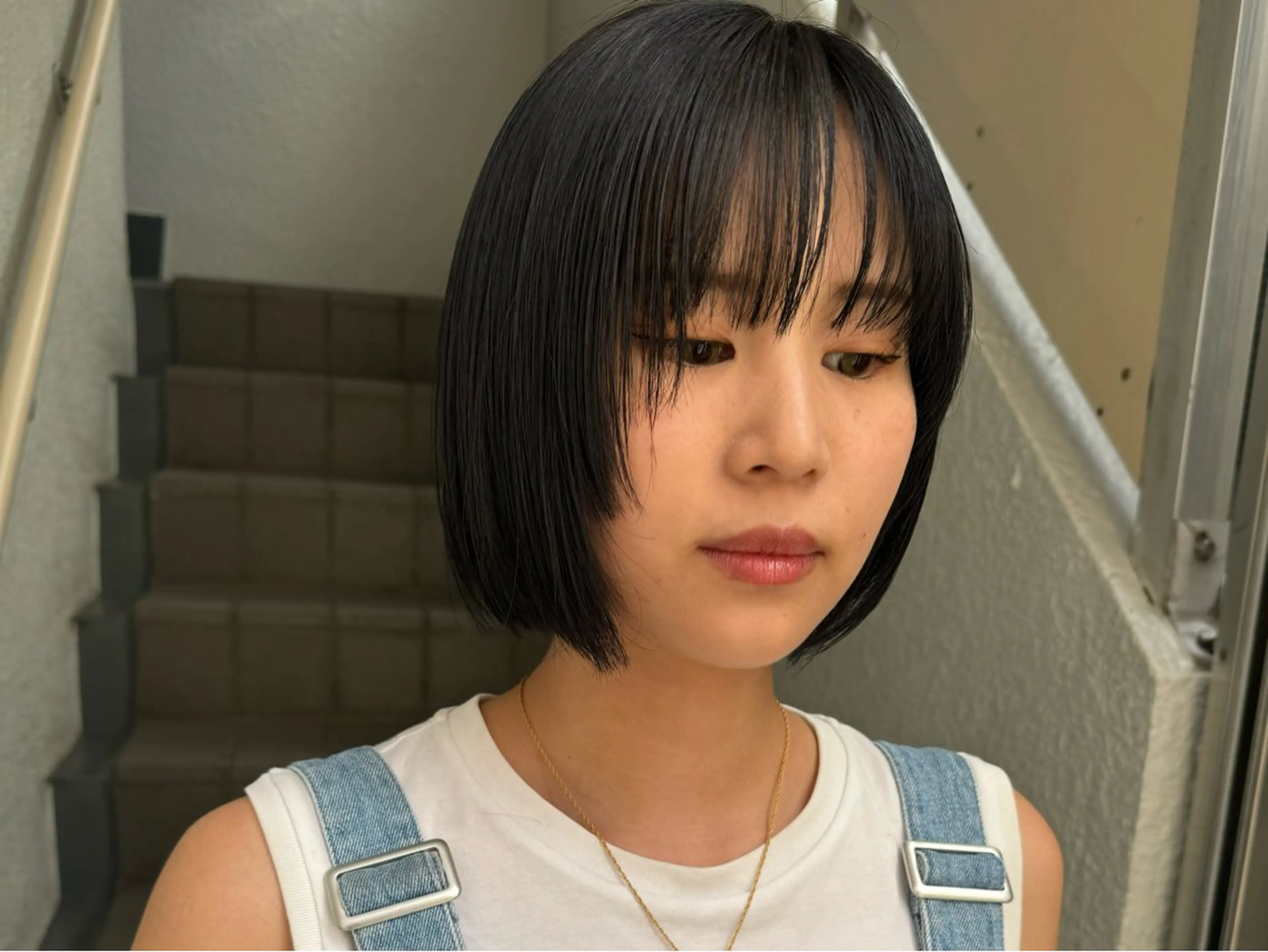 ショート ヘアカラー トリートメント 透明感×レイヤーカッ ト🌼kiraraのヘアスタイル