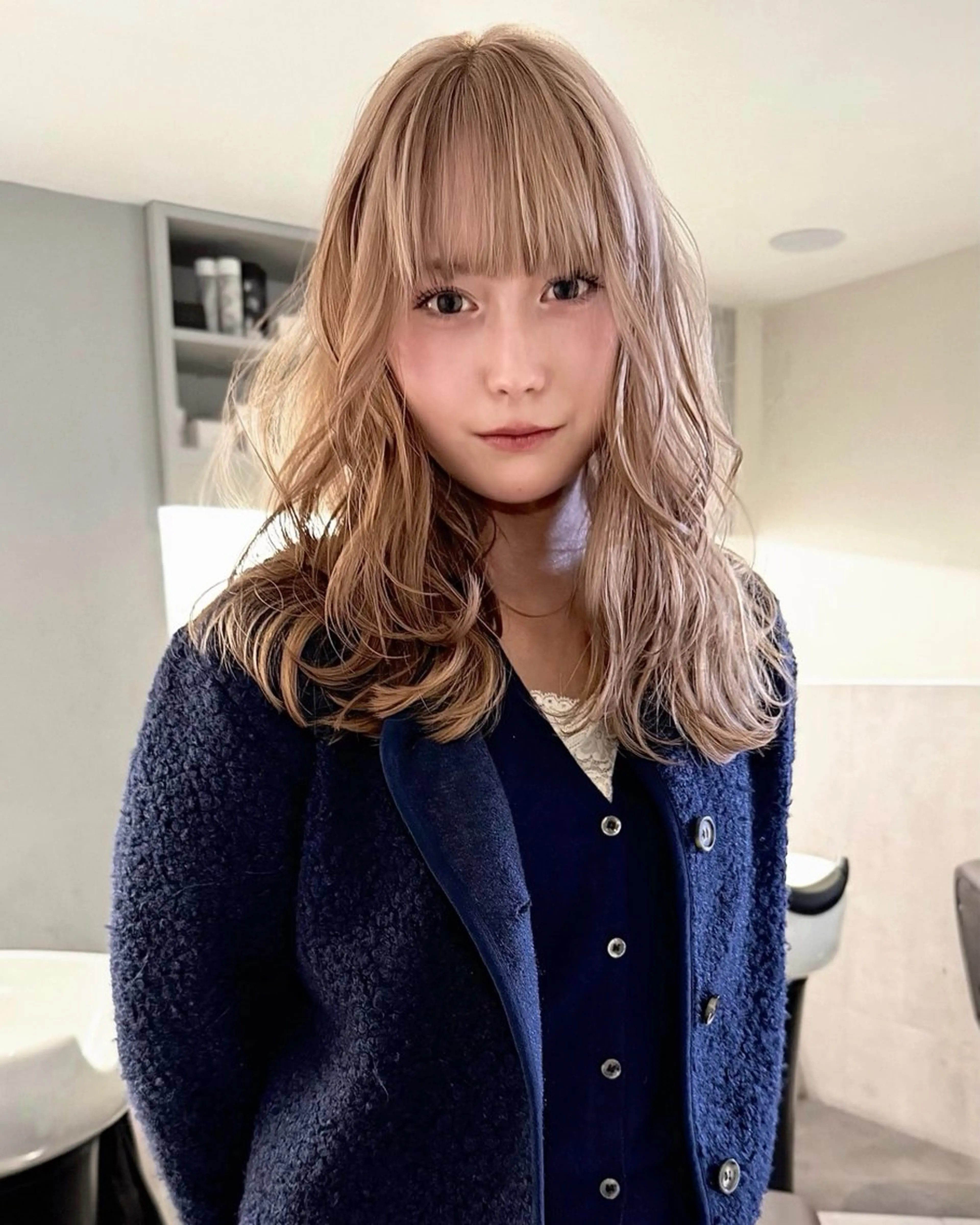 🌈人気No1メニュー🌈ダメージ90%OFFダブルカラー（ケアブリーチ&カラー）+ ケアトリートメントの写真