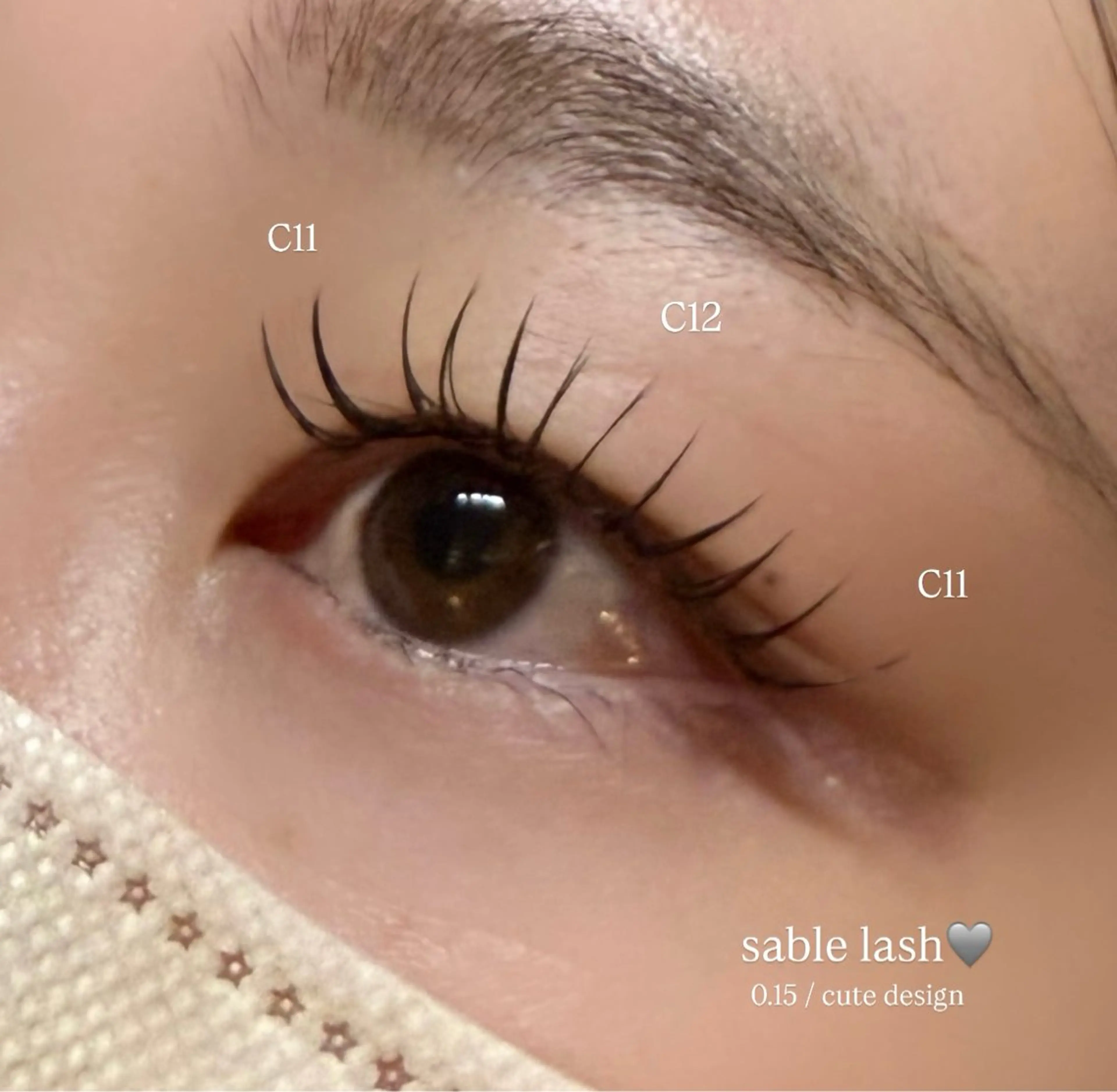 マツエク・マツパ セーブル マツエク yuma ୨୧のマツエク・マツパデザイン