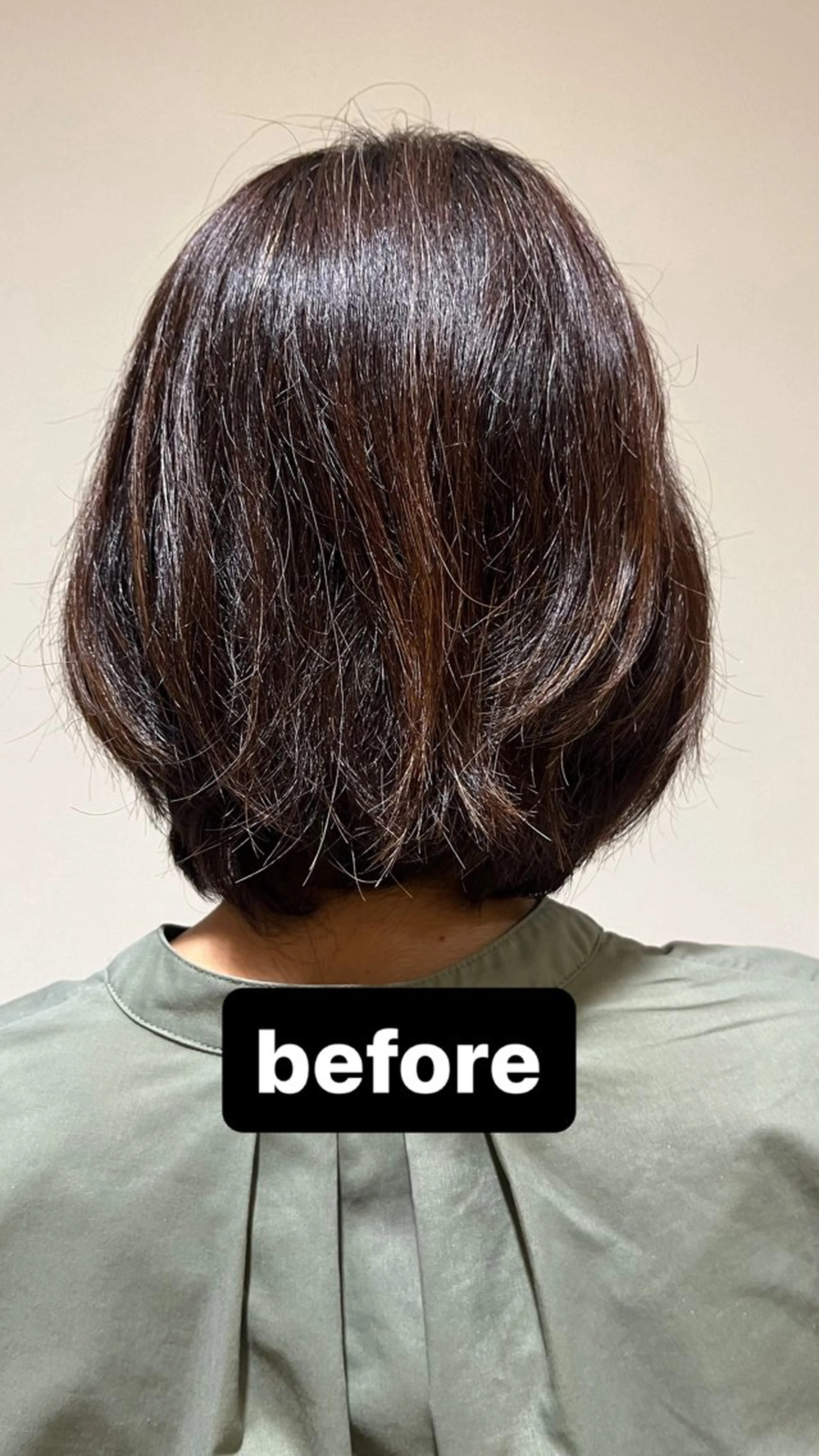 ミディアム 矢野 明梨のヘアスタイル