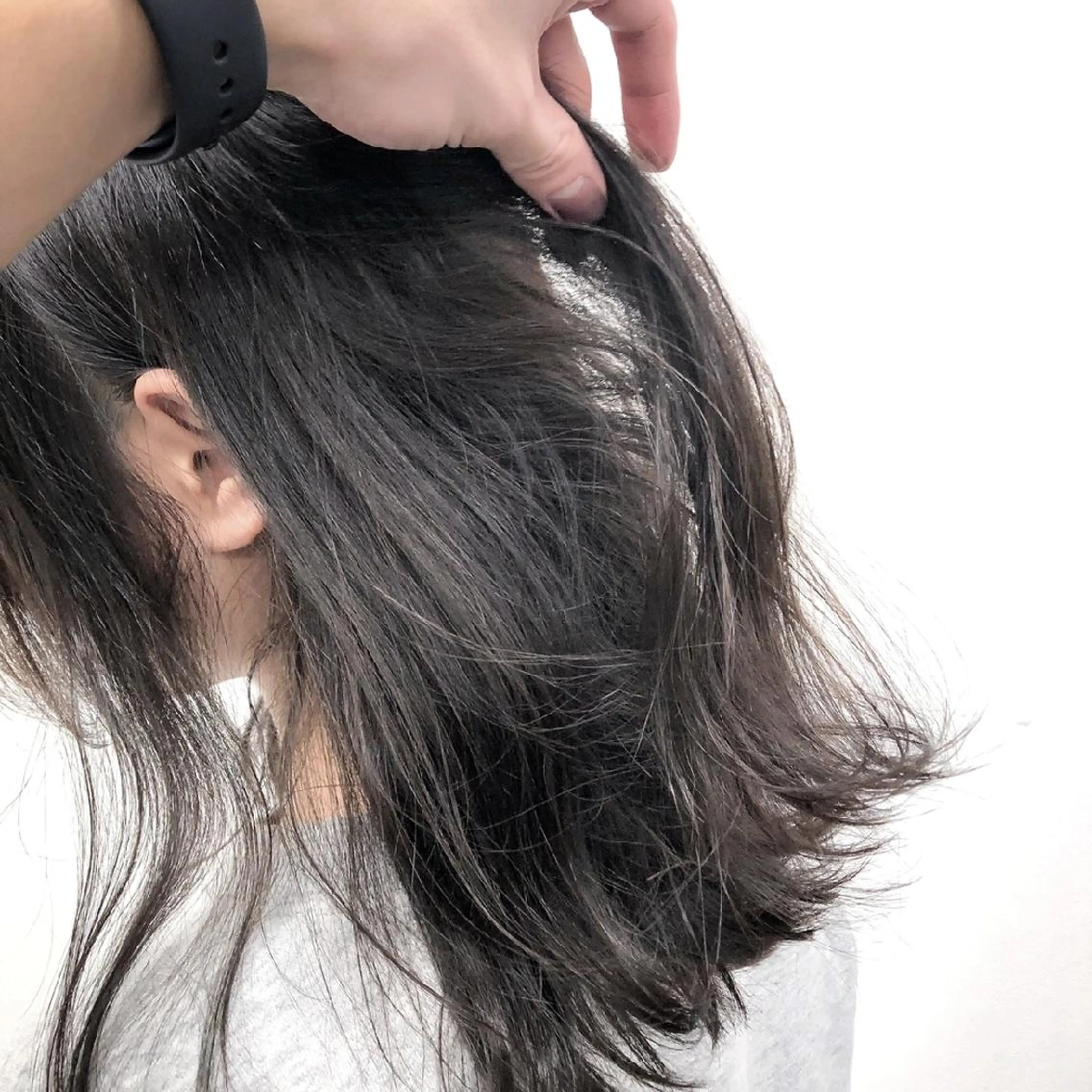 ミディアム カラー 🤍💕ブリーチカラ ーAyaka💕🤍のヘアスタイル