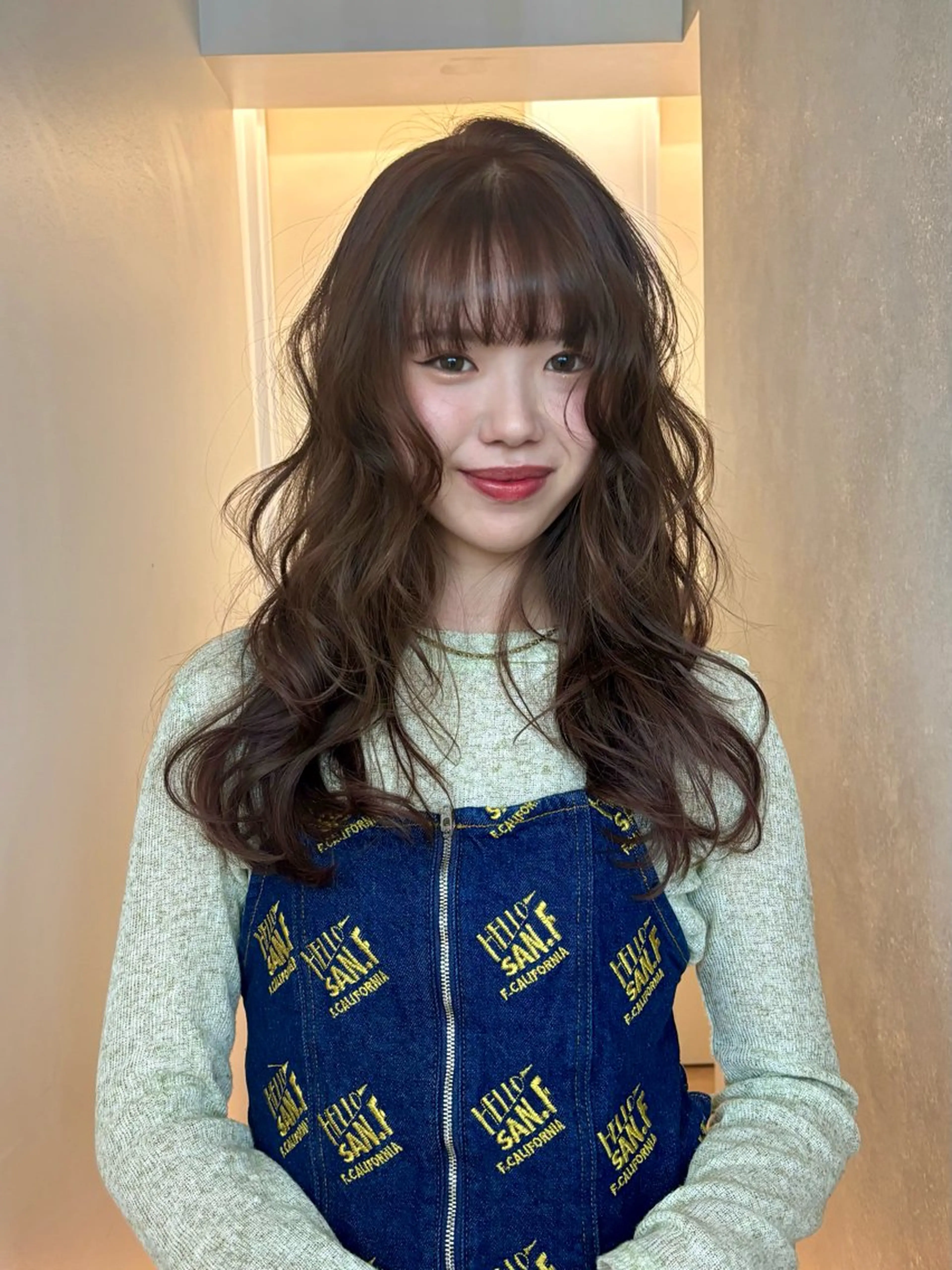 ロング ヘアカラー ハイトーン/レイヤー nail 百咲💌のヘアスタイル