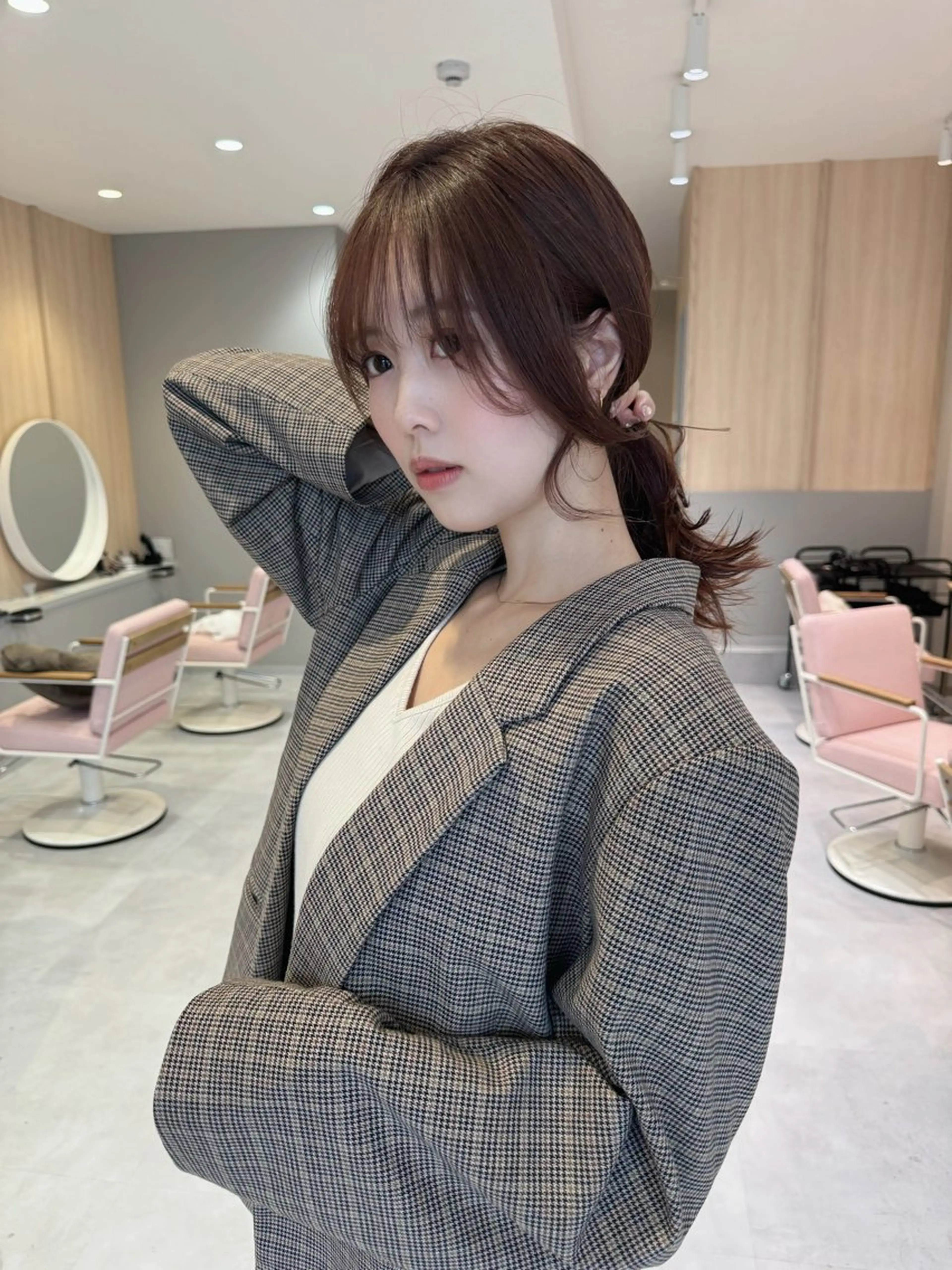 セミロング カラー カット パーマ 縮毛矯正 トリートメント ヘアセット ✂️似合わせの魔術師 石田一樹✂️のヘアスタイル