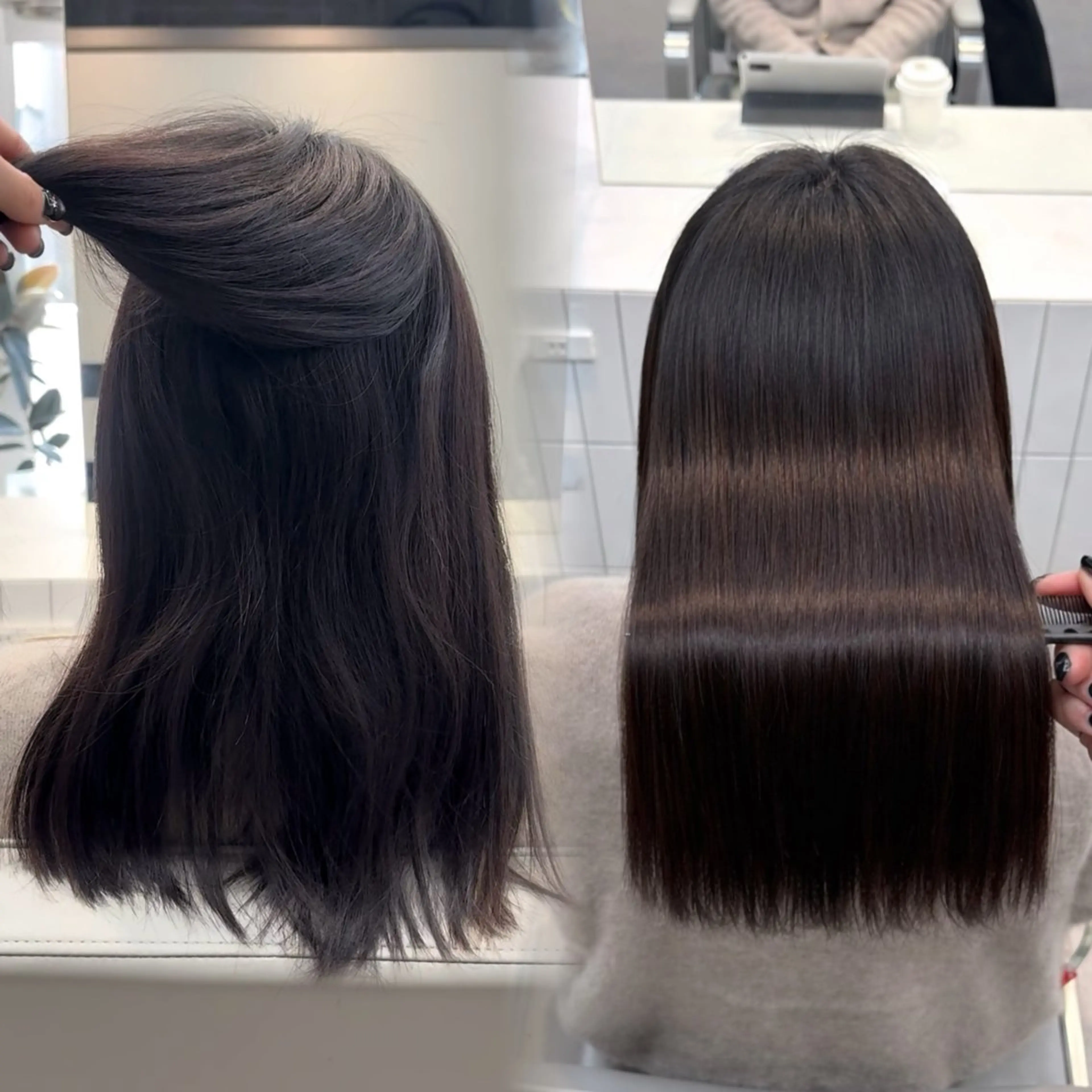 セミロング 髪質改善美髪矯正 ┊ Noeのヘアスタイル