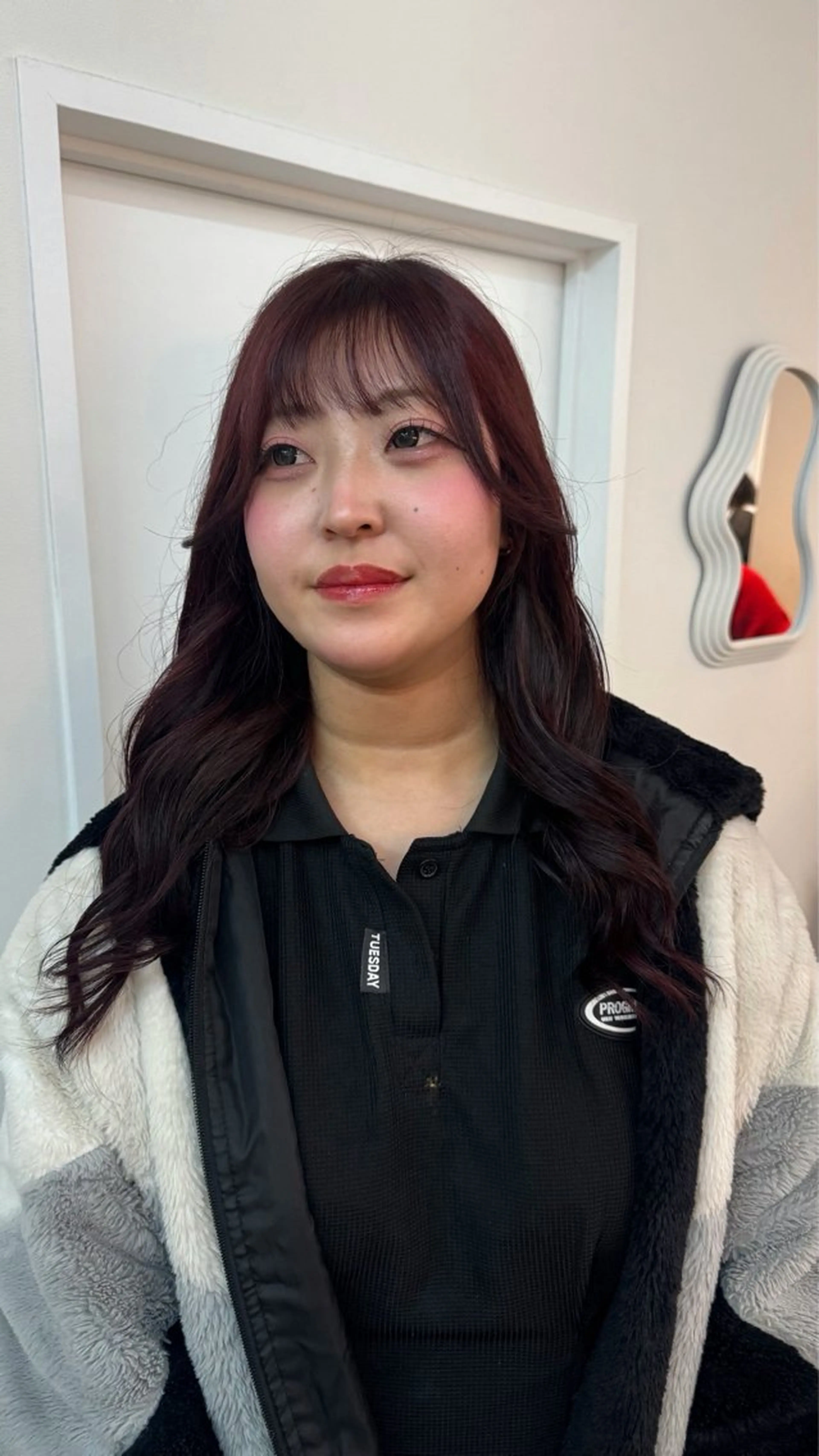 カラー カット ヘアカラー トリートメント yuzu /韓国ヘア / 透明感カラー🎀のヘアスタイル