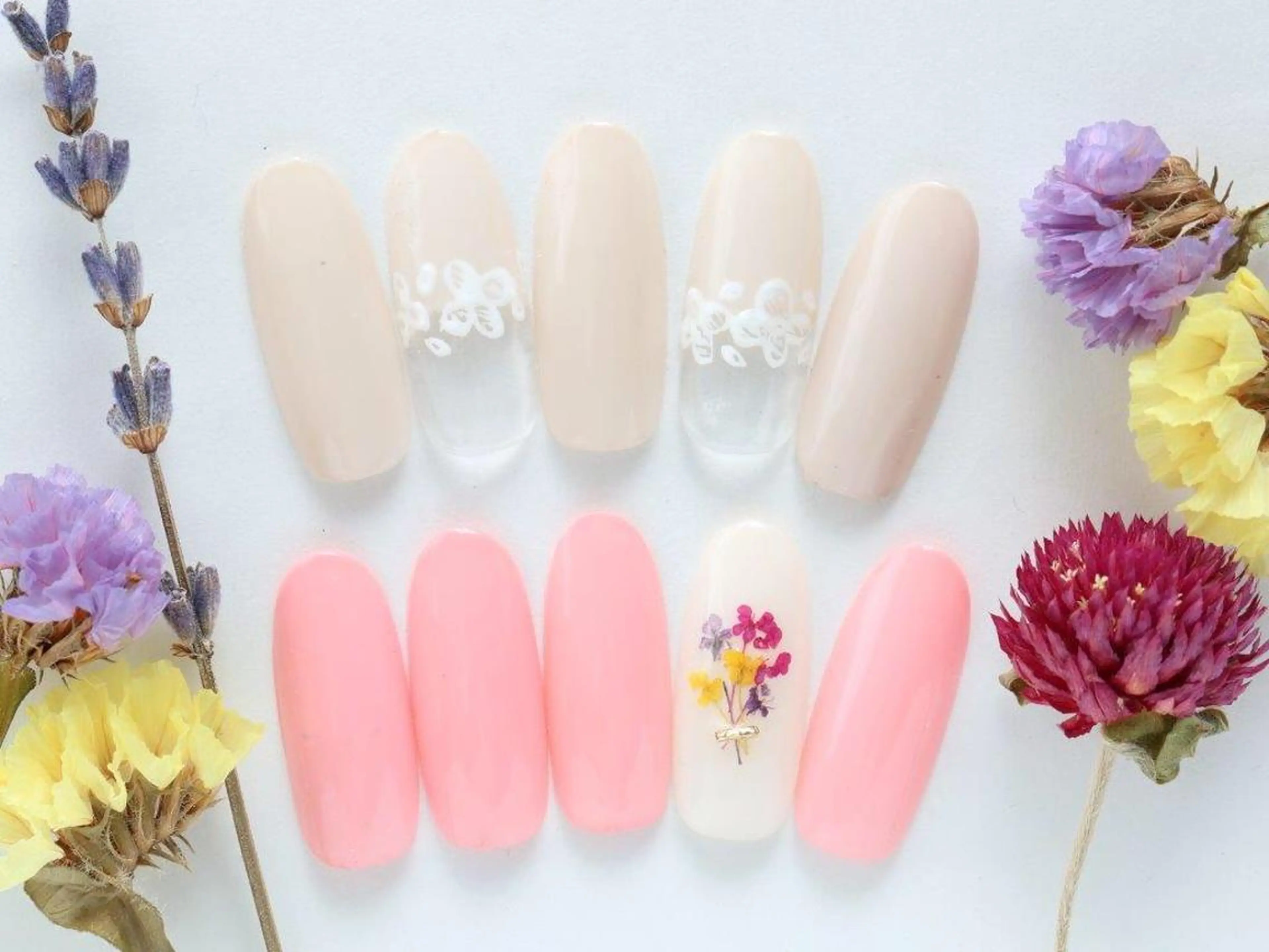 ネイル ホワイト ネイリスト riiisaのネイルデザイン