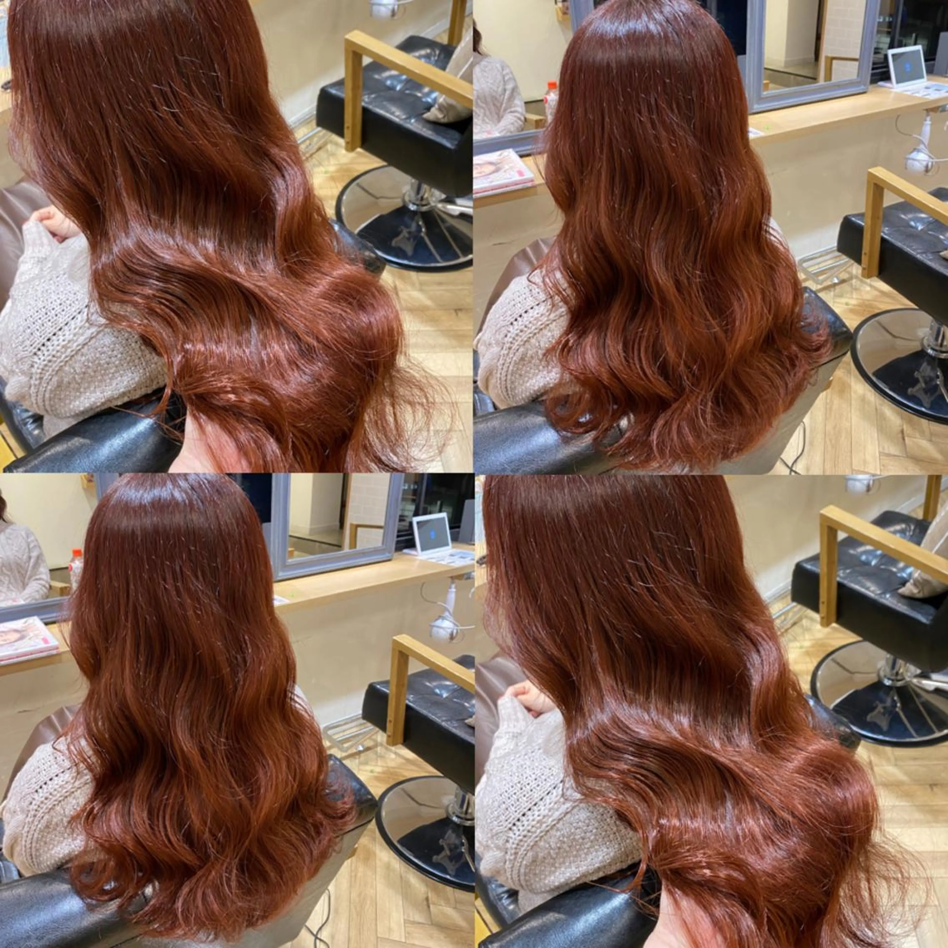 ロング カラー 艶カラー/韓国顔周り 🎀mamiのヘアスタイル