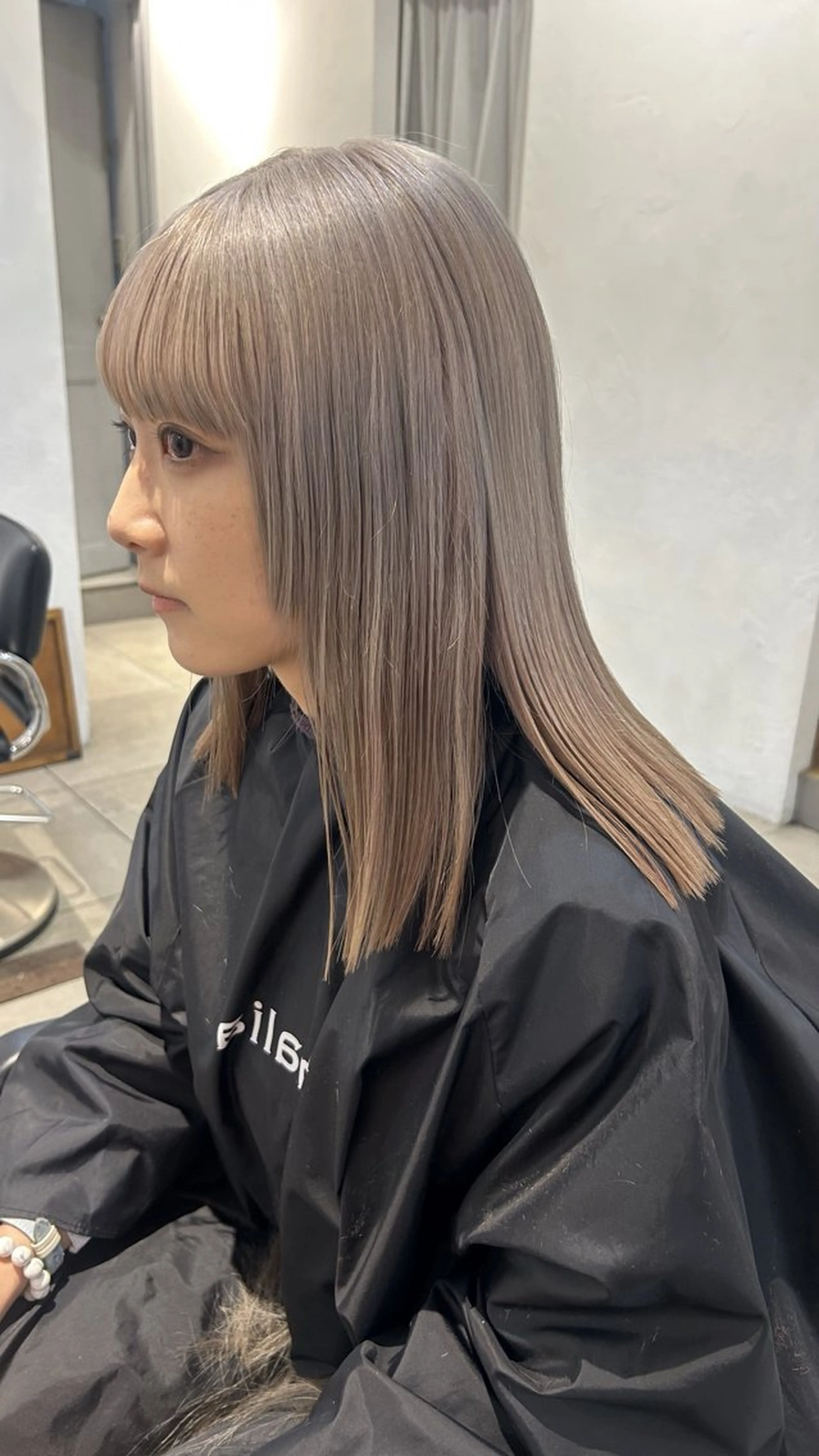 ミディアム カラー ヘアカラー トリートメント じゅわっと暖色カラー 🍊Moemiのヘアスタイル