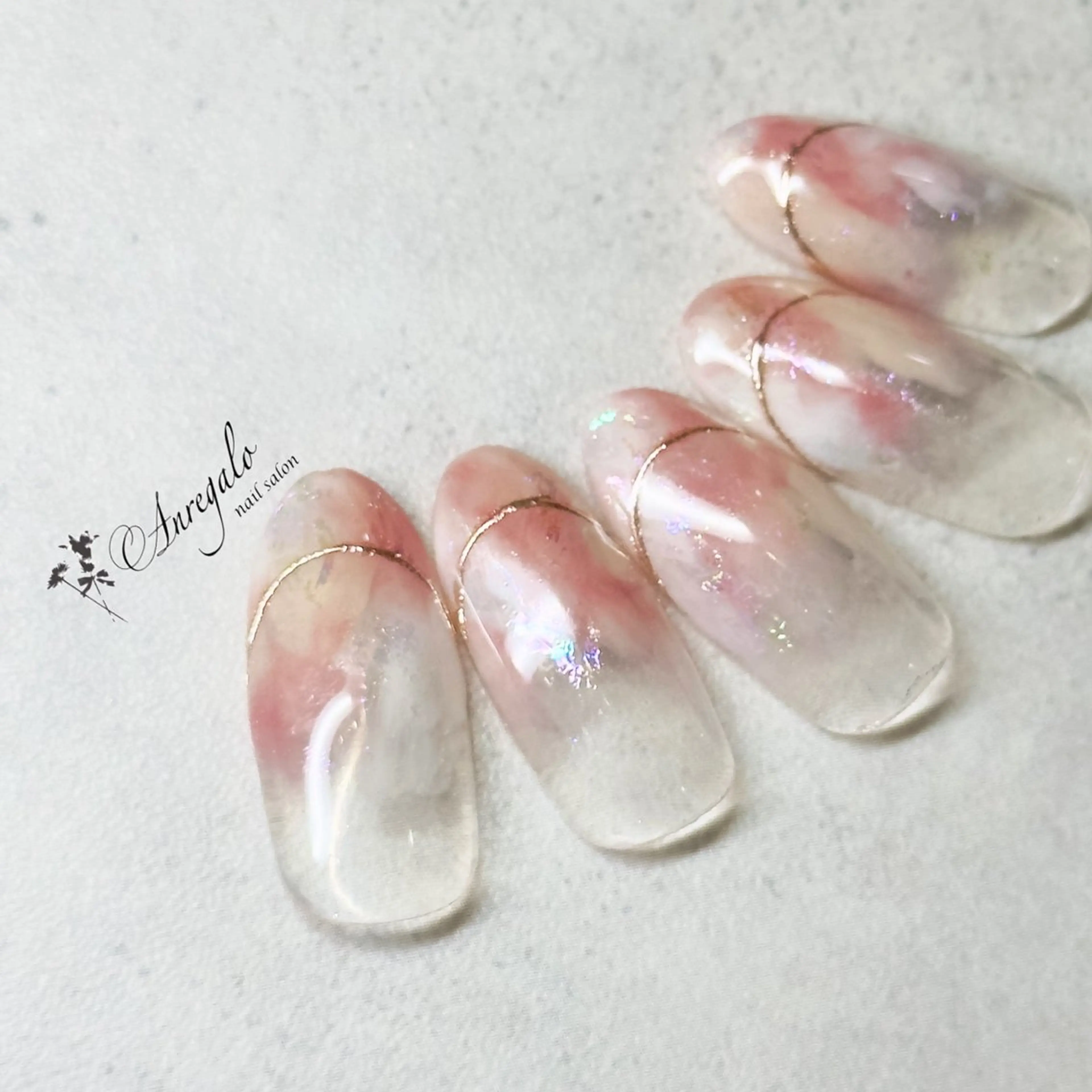 ネイル ニュアンスネイル nail salon Anregalo《アンレガロ》所属・橋本 麻未のネイルデザイン