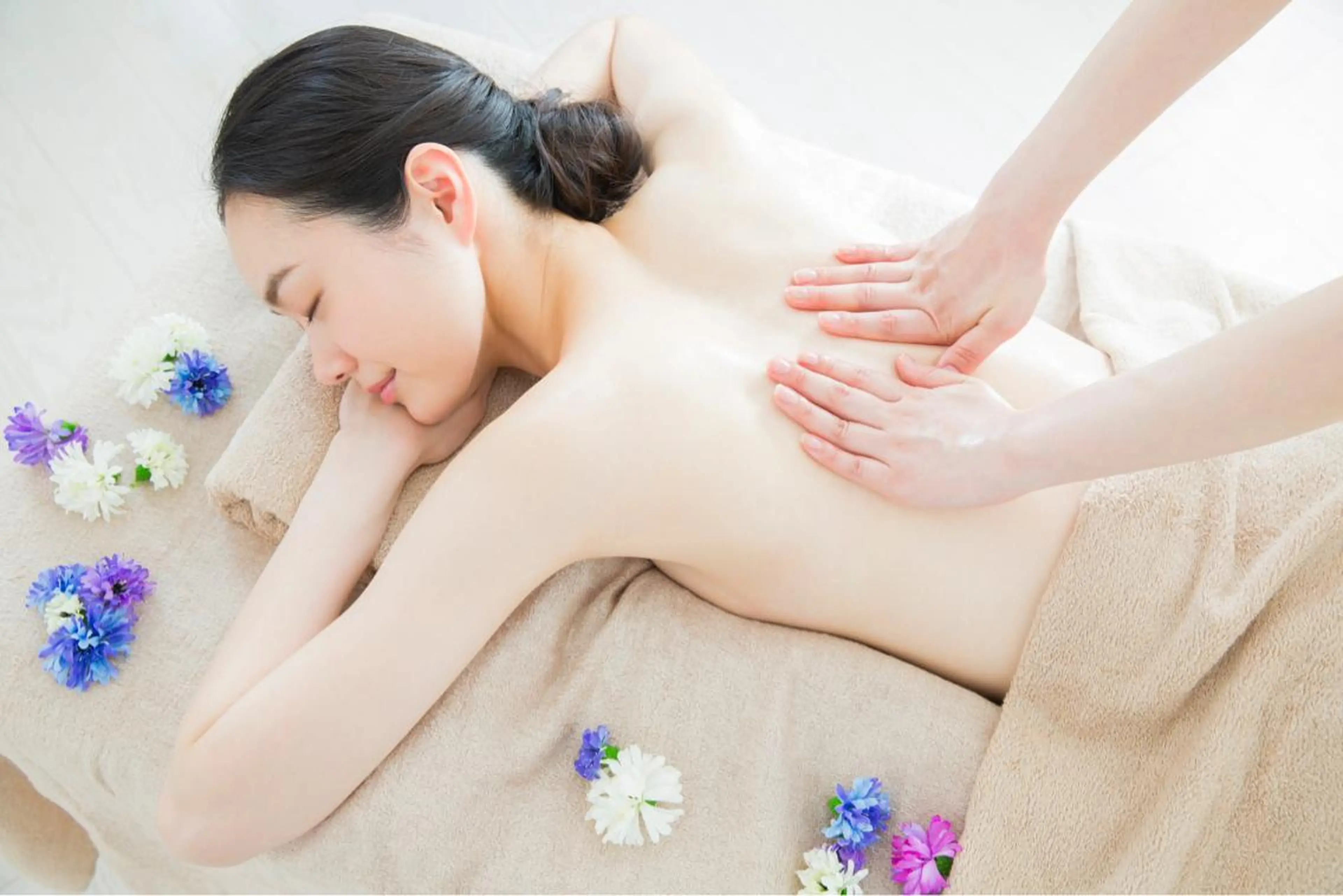 【再来の方】全身アロマリンパマッサージ＋ヘッドスパ付き80分🌿全身の疲労回復＆リフレッシュ！アロマで癒しの一時を…✨の写真