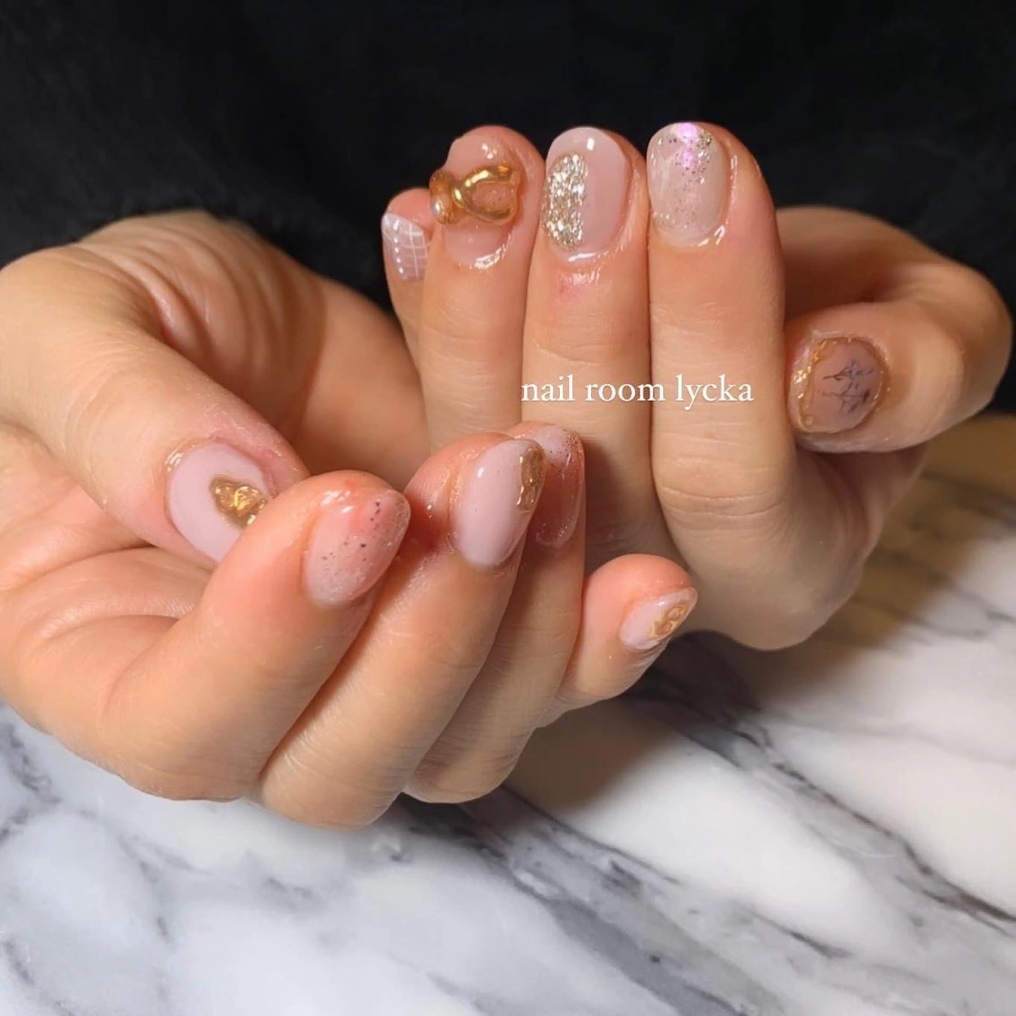 ネイル ﾈｲﾙﾙｰﾑﾘｯｶ 𝐦𝐚𝐲𝐮のネイルデザイン