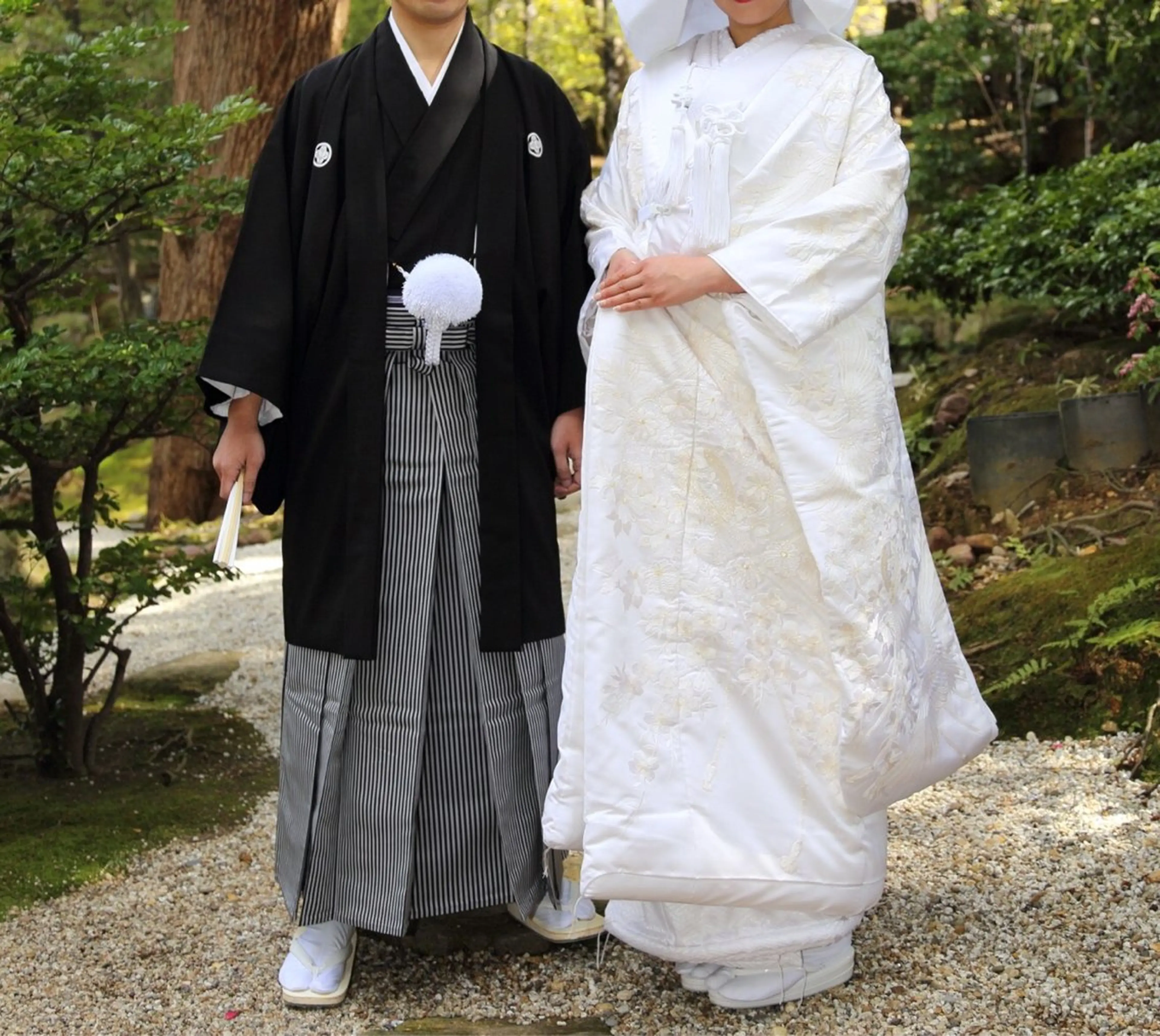 ⑦【ブライダル衣装着付】(婚礼)白無垢／色打掛 着付の写真