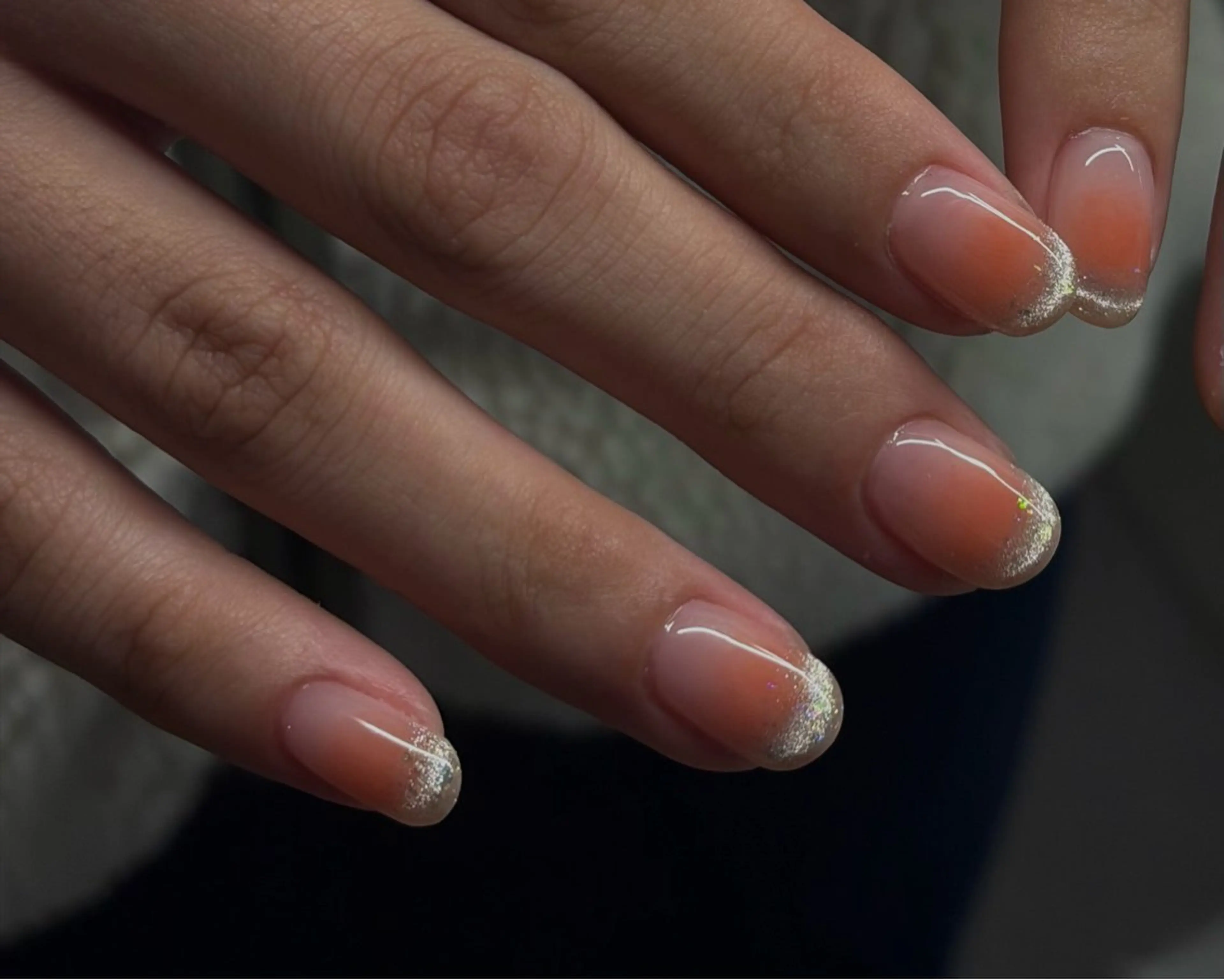 ネイル チークネイル フレンチネイル mori yuina ┆͓̽ NUDGEのネイルデザイン