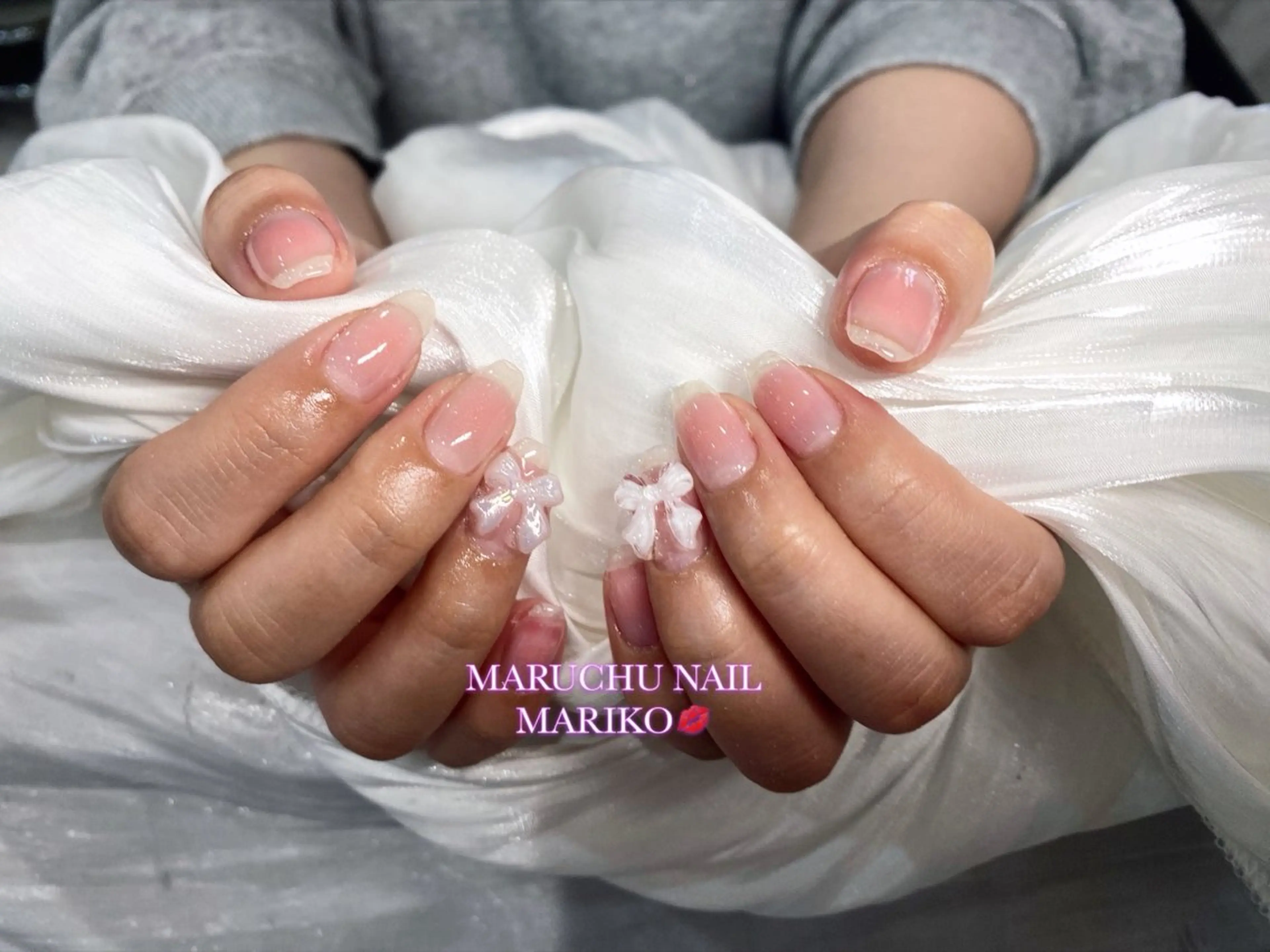 ネイル チークネイル 🦋✨ MARIKO✨🦋のネイルデザイン