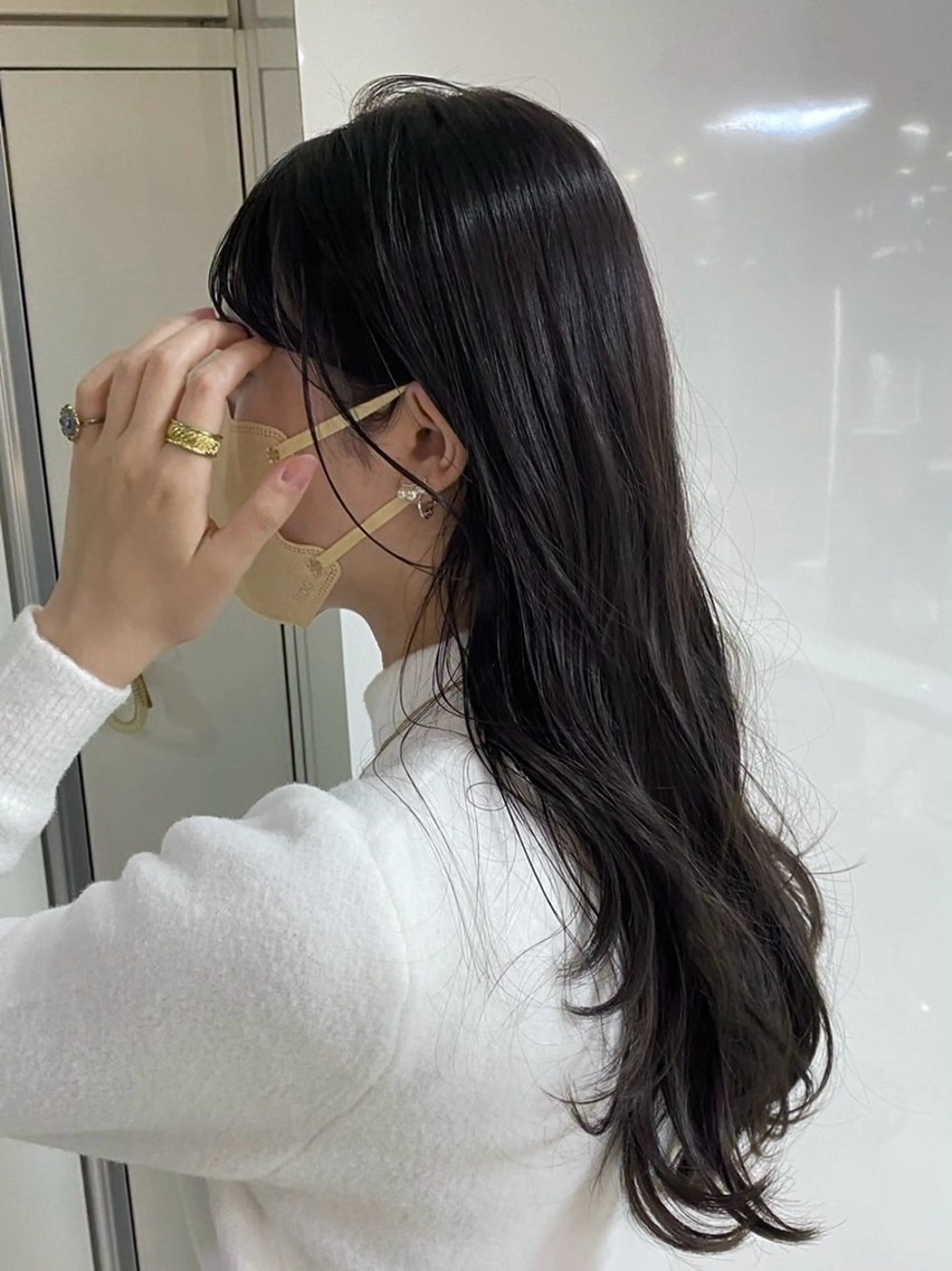 韓国ヘア/レイヤー 顔周りカット/ユキナのヘアスタイル