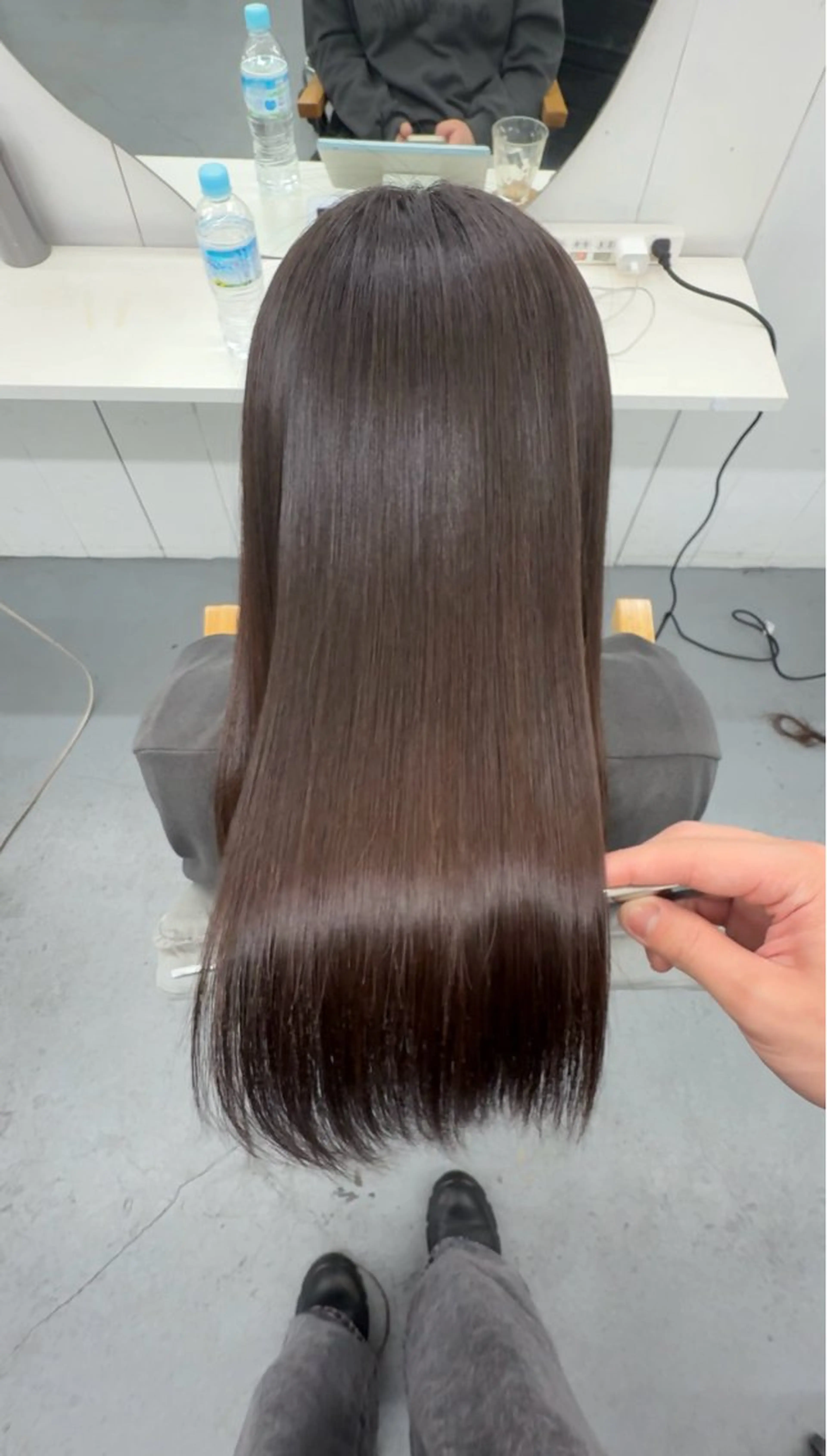 ロング カラー 髪質改善 ヘアカラー トリートメント (柏)美髪矯正 髪質改善特化だいちのヘアスタイル