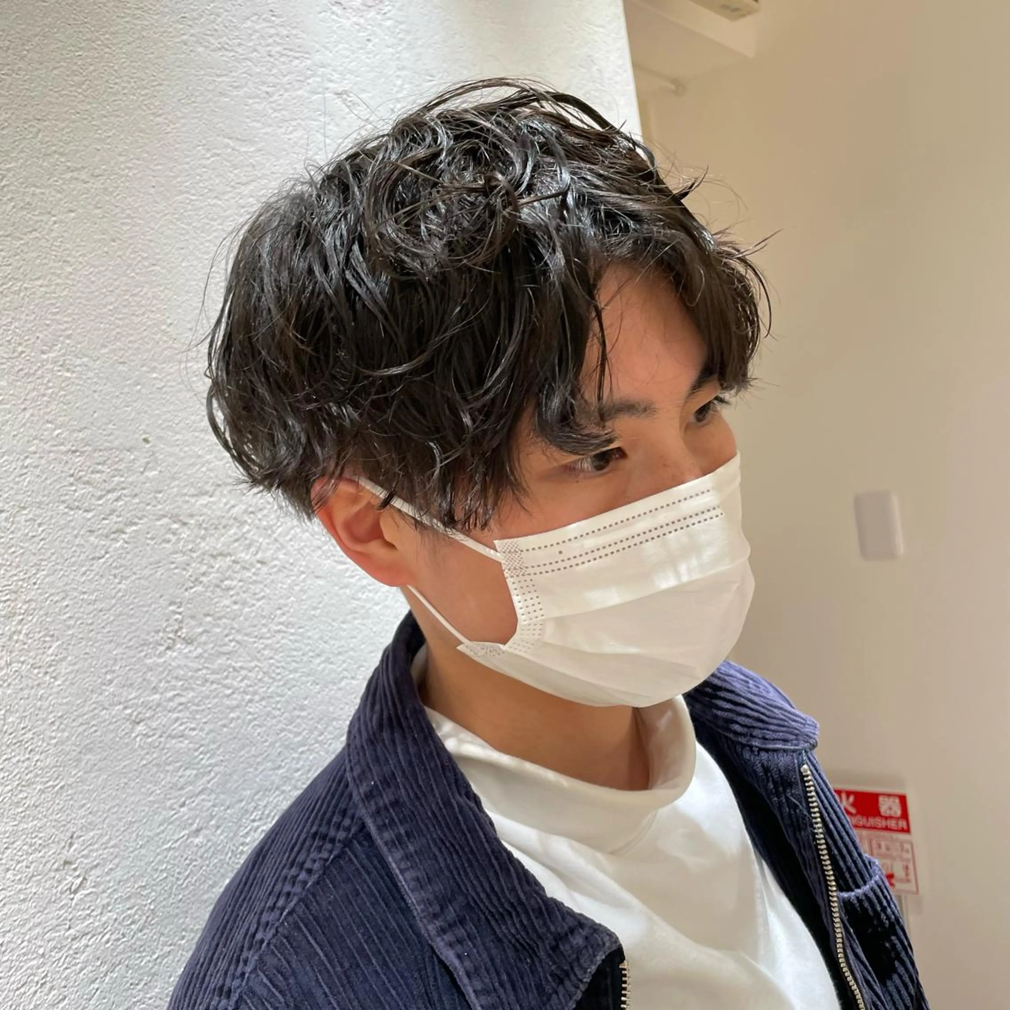 メンズ メンズパーマ Geniee horie所属・ともや 髪質改善縮毛矯正のヘアスタイル