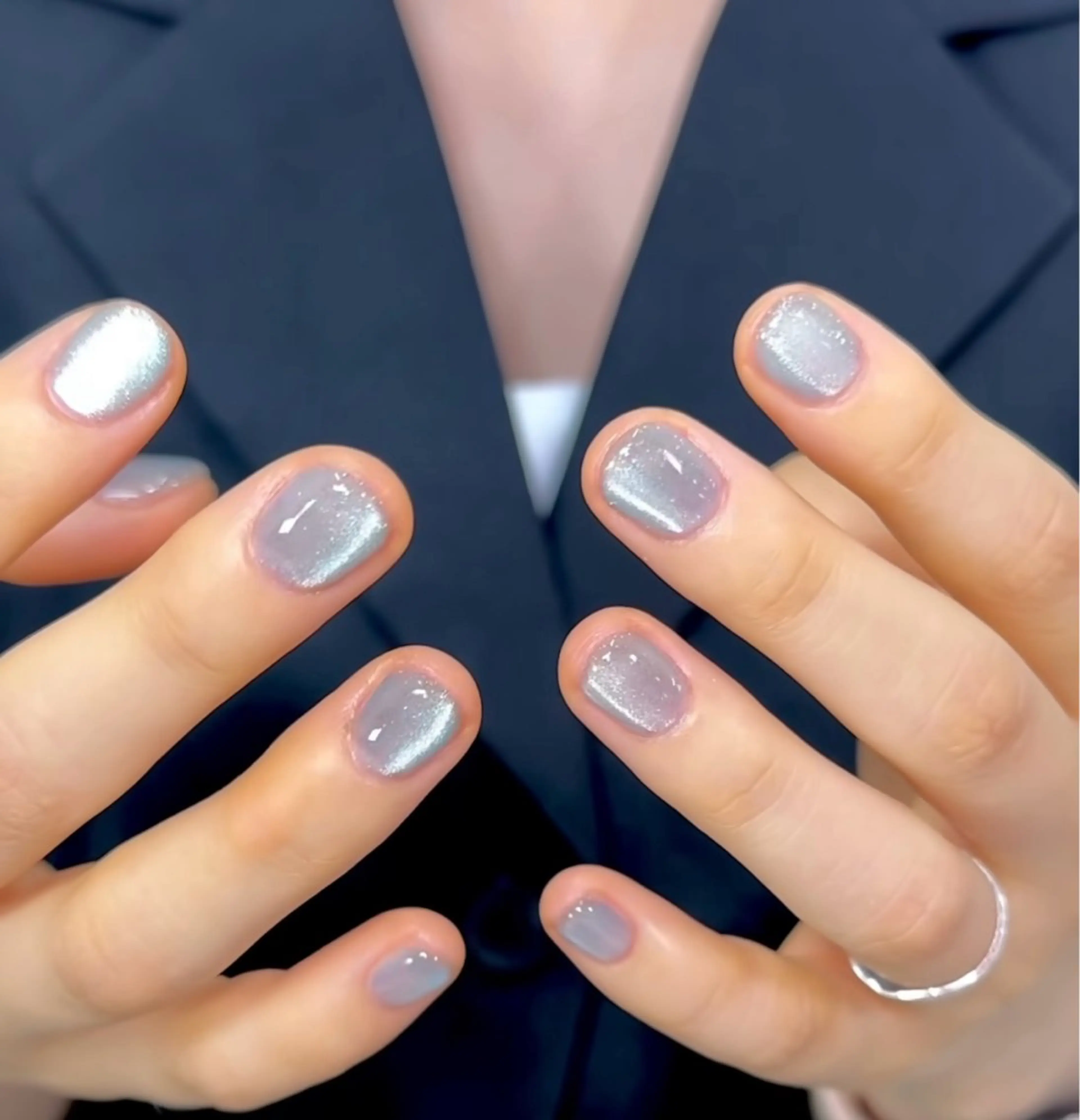 ネイル 韓国ネイル 持ち込み ニュアンスネイル ネイルチップ ハンドネイル TABI ANA.CHUOのネイルデザイン