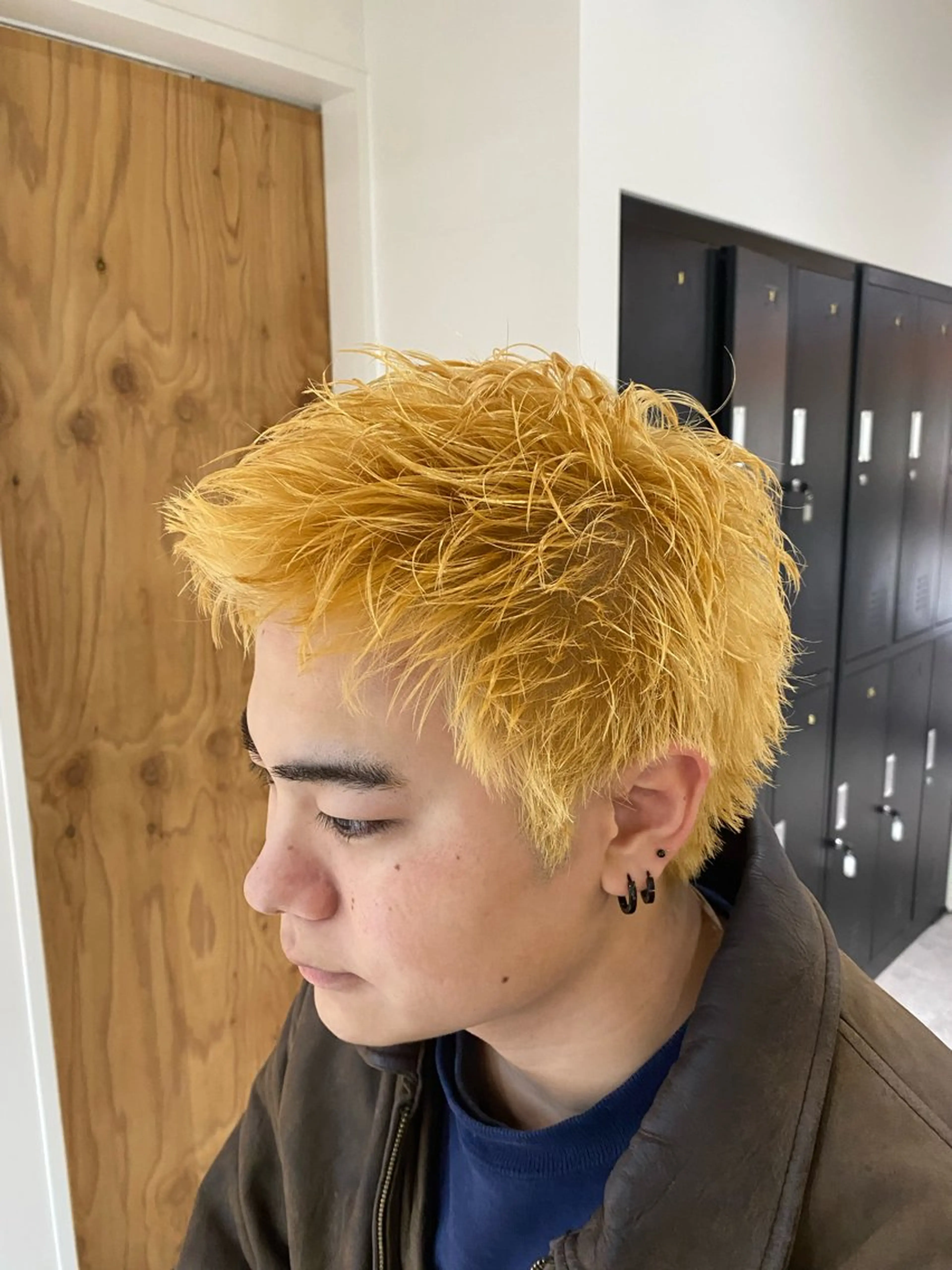 カラー メンズ カット ヘアカラー メンズブリーチカラー /パーマ ごーた立川のヘアスタイル