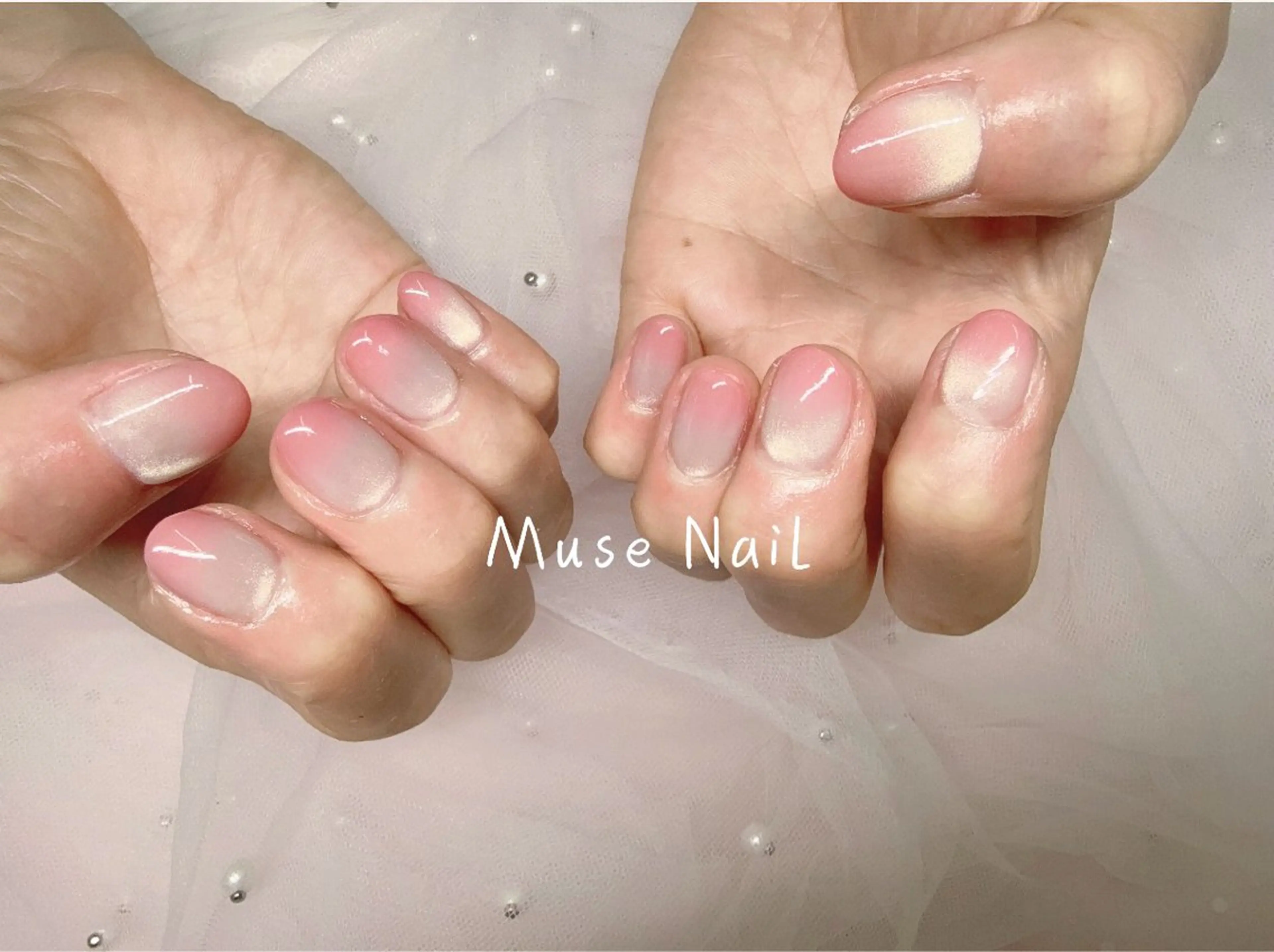 ネイル グラデーション マグネットネイル muse nailのネイルデザイン