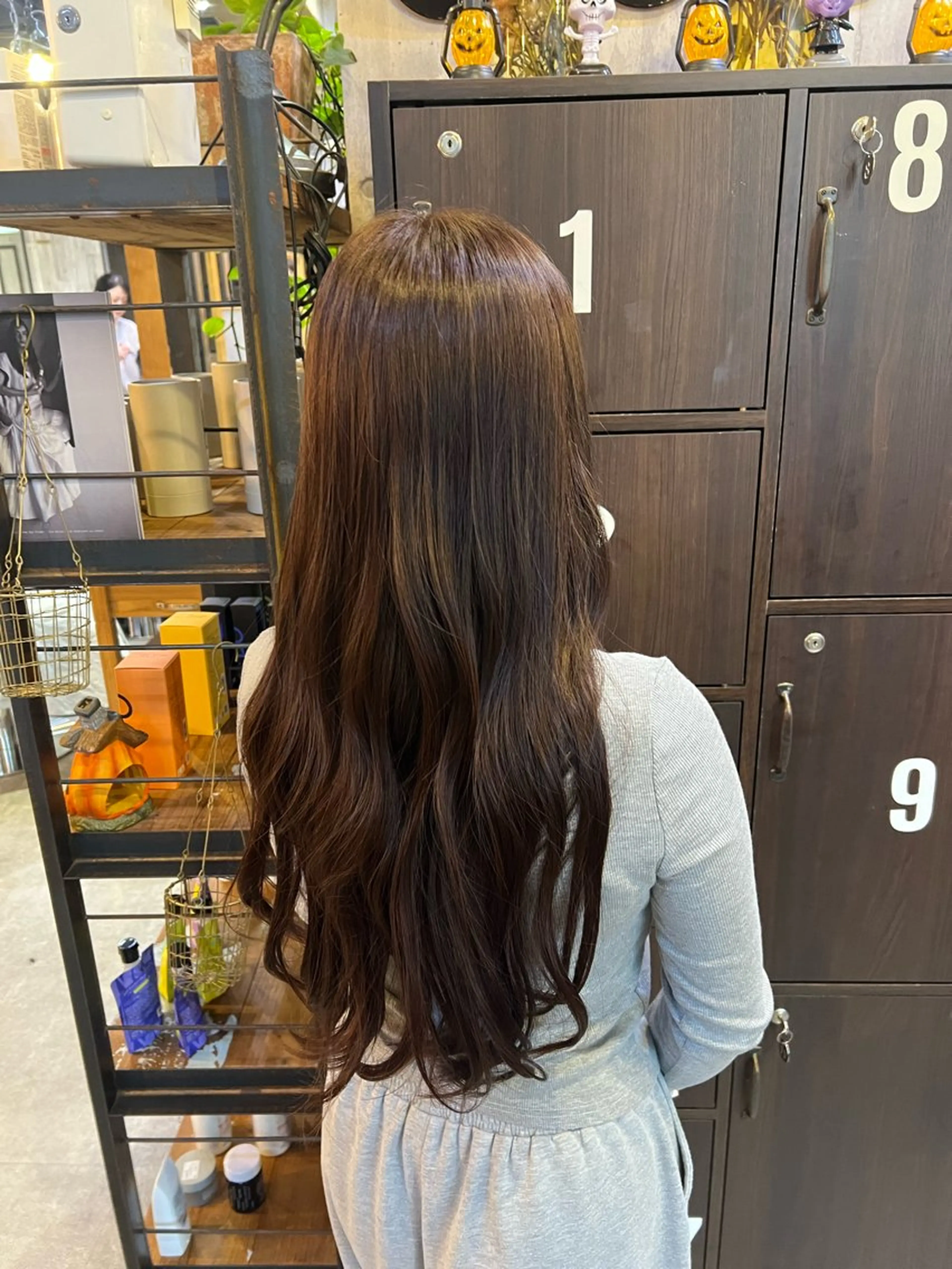 ロング ヘアカラー 大武 楓のヘアスタイル