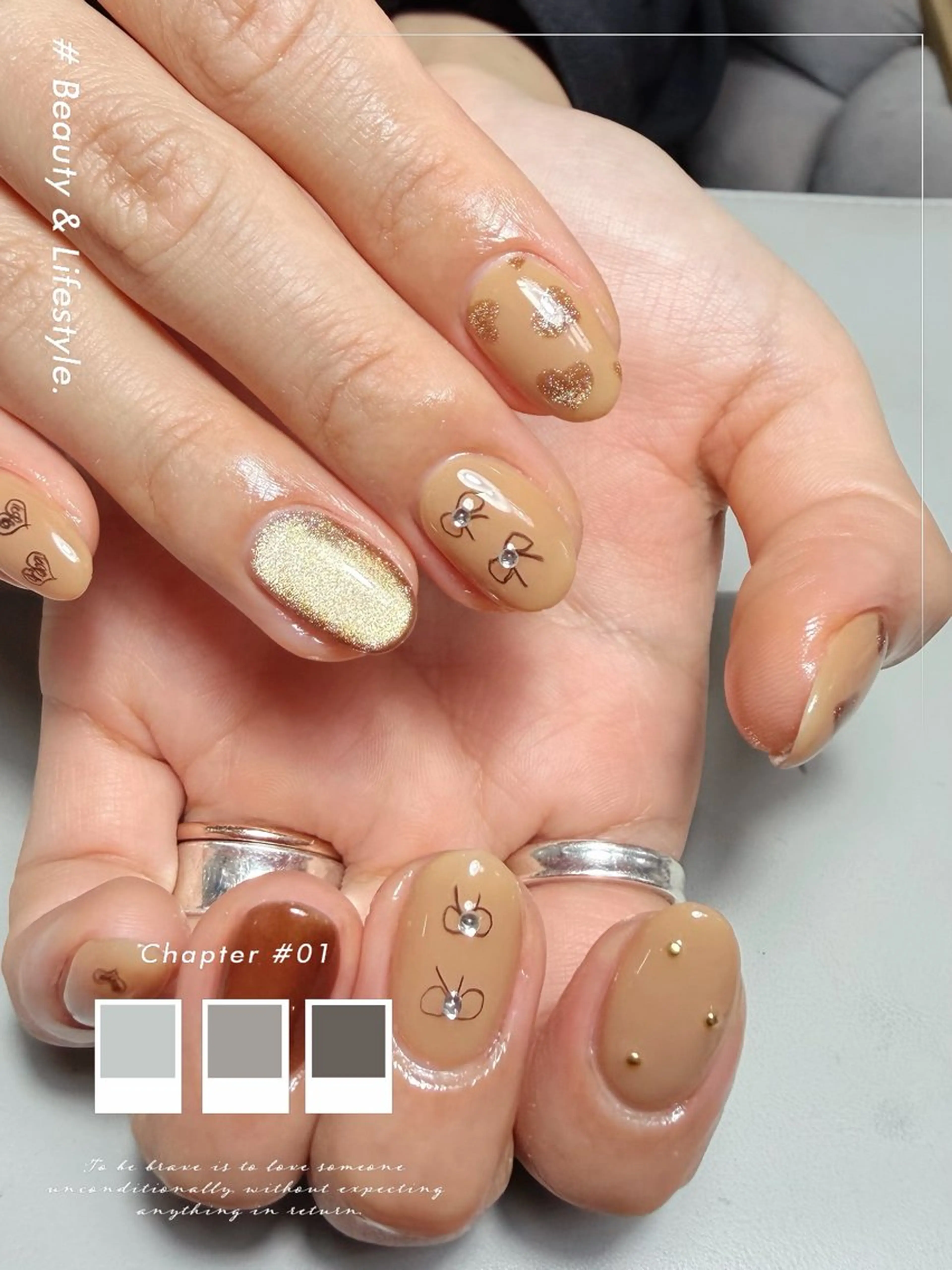 ネイル ハンドネイル AngelChris ビューティーサロン琳のネイルデザイン