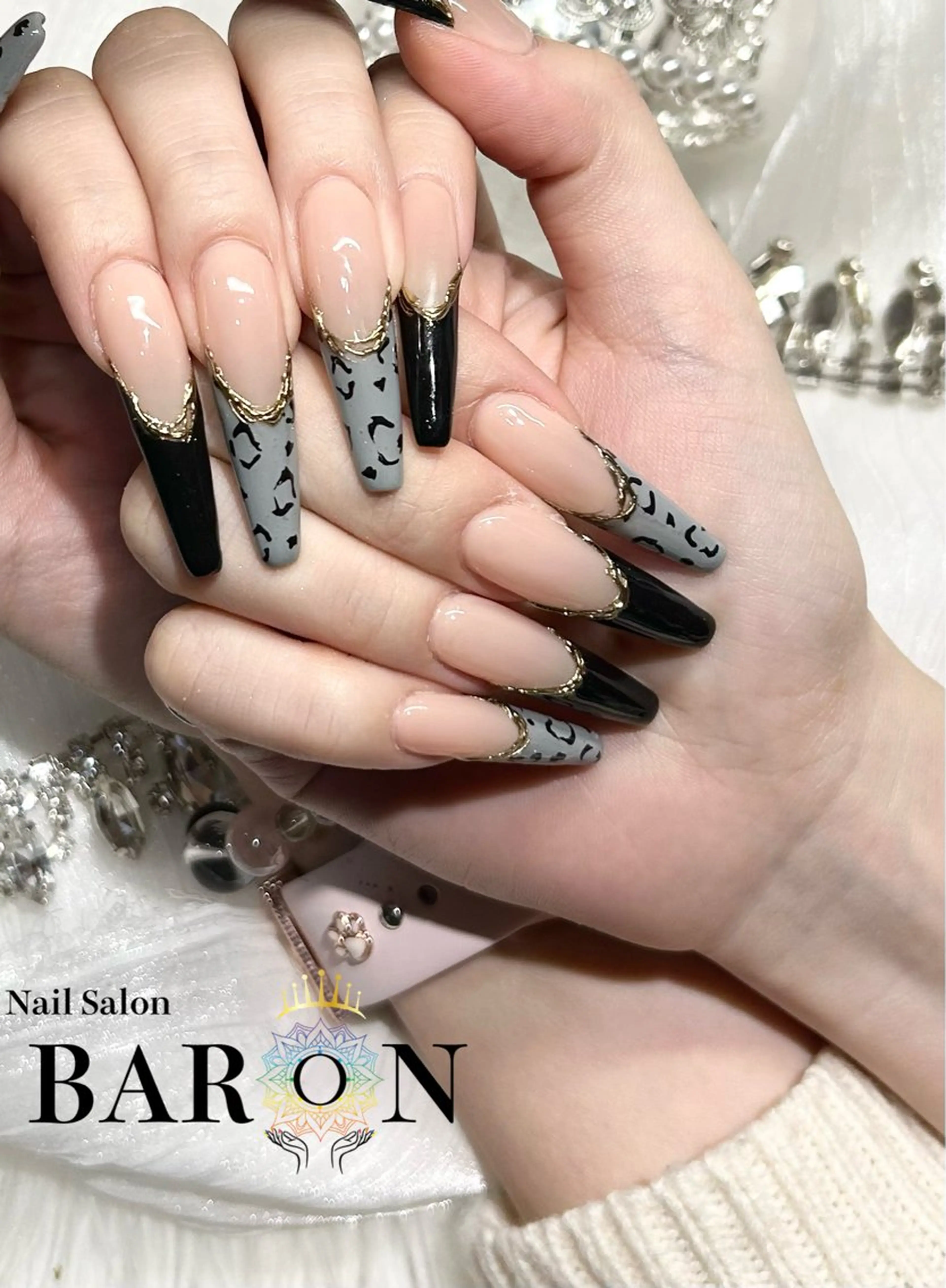 ネイル ハンドネイル BARON MEGUMIのネイルデザイン