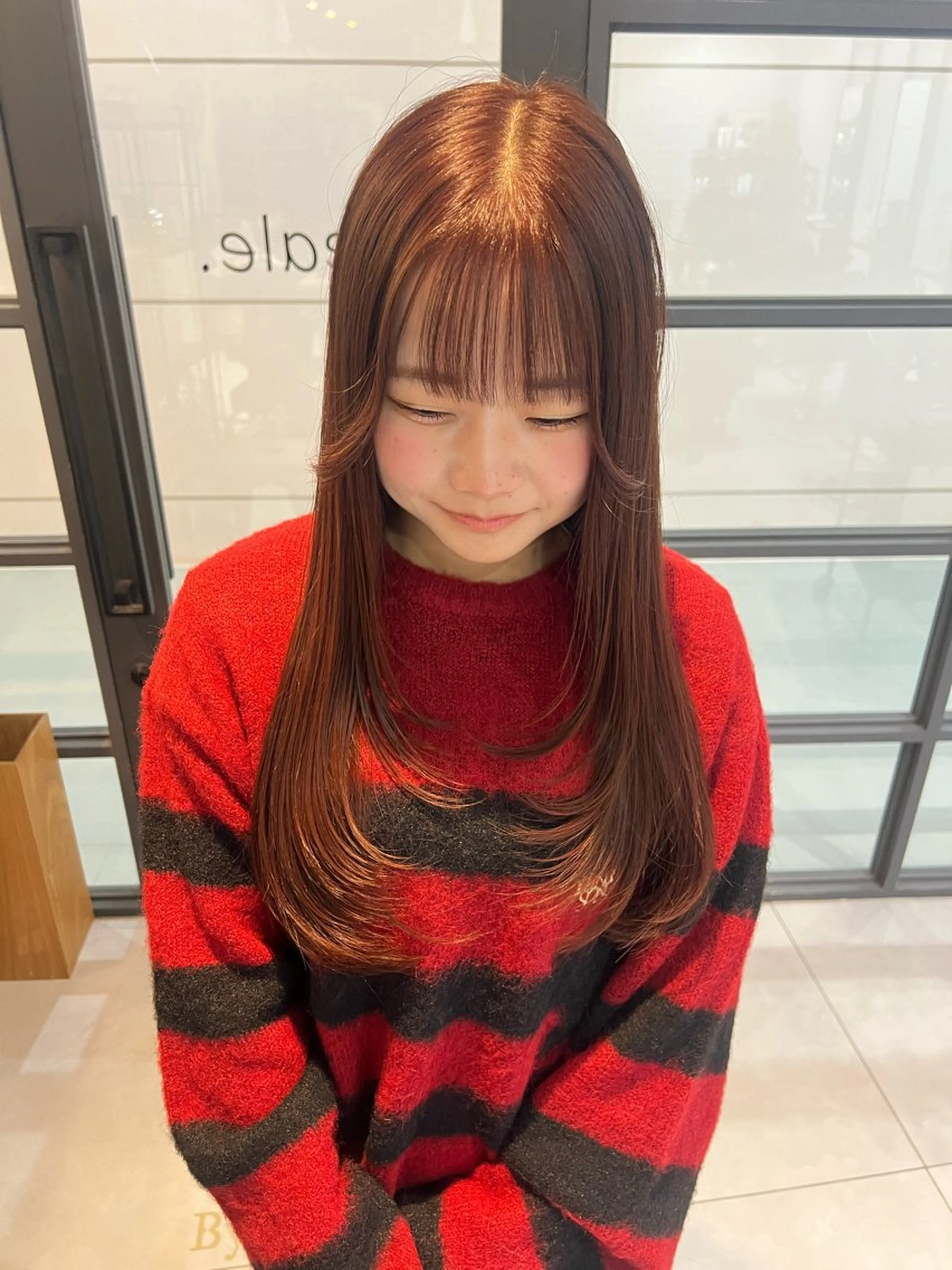 ロング Neale. ユメのヘアスタイル