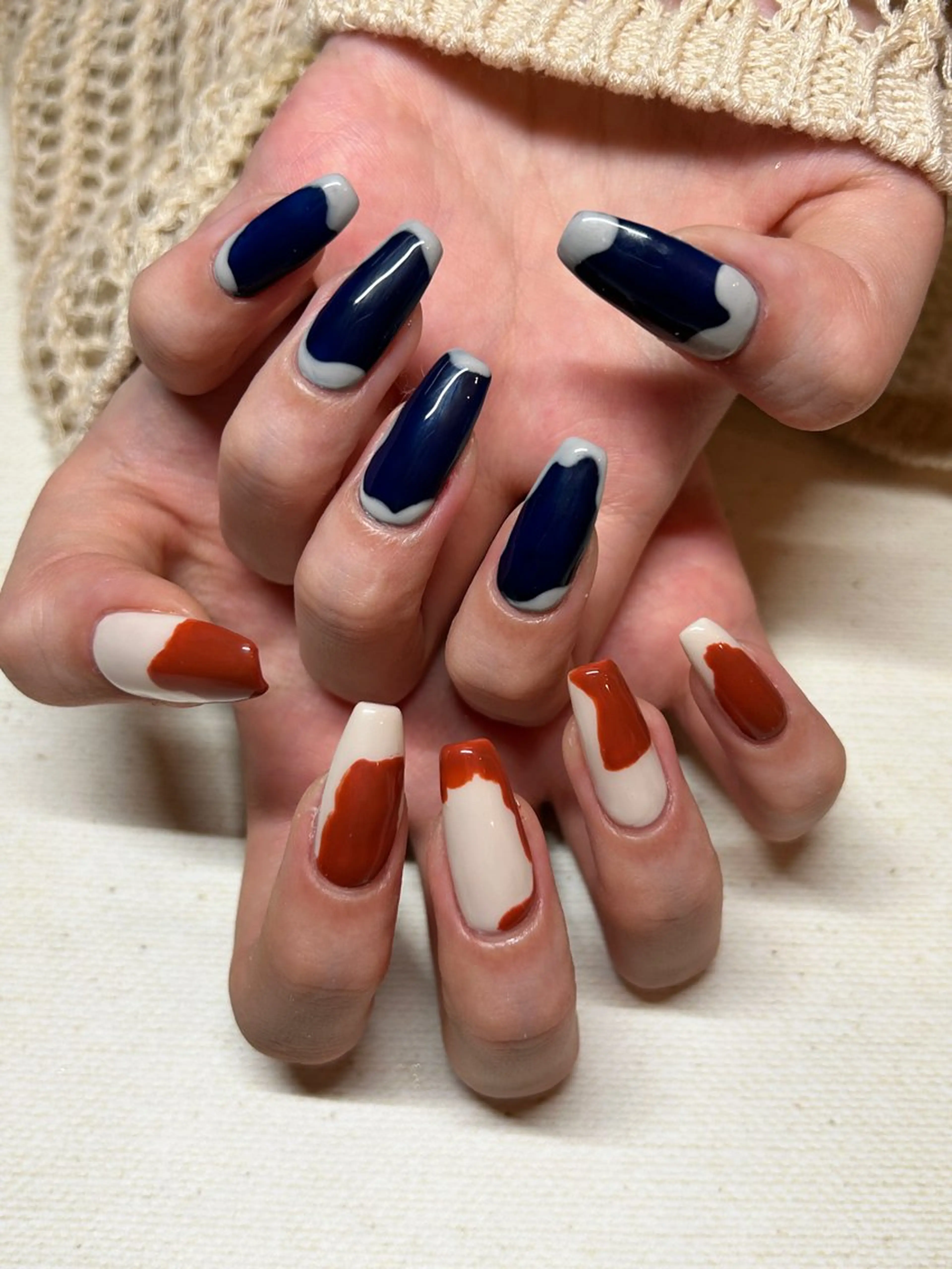 人気✨ジェルオフ込みジェルネイル乗せ放題(アートもパーツもOK)の写真