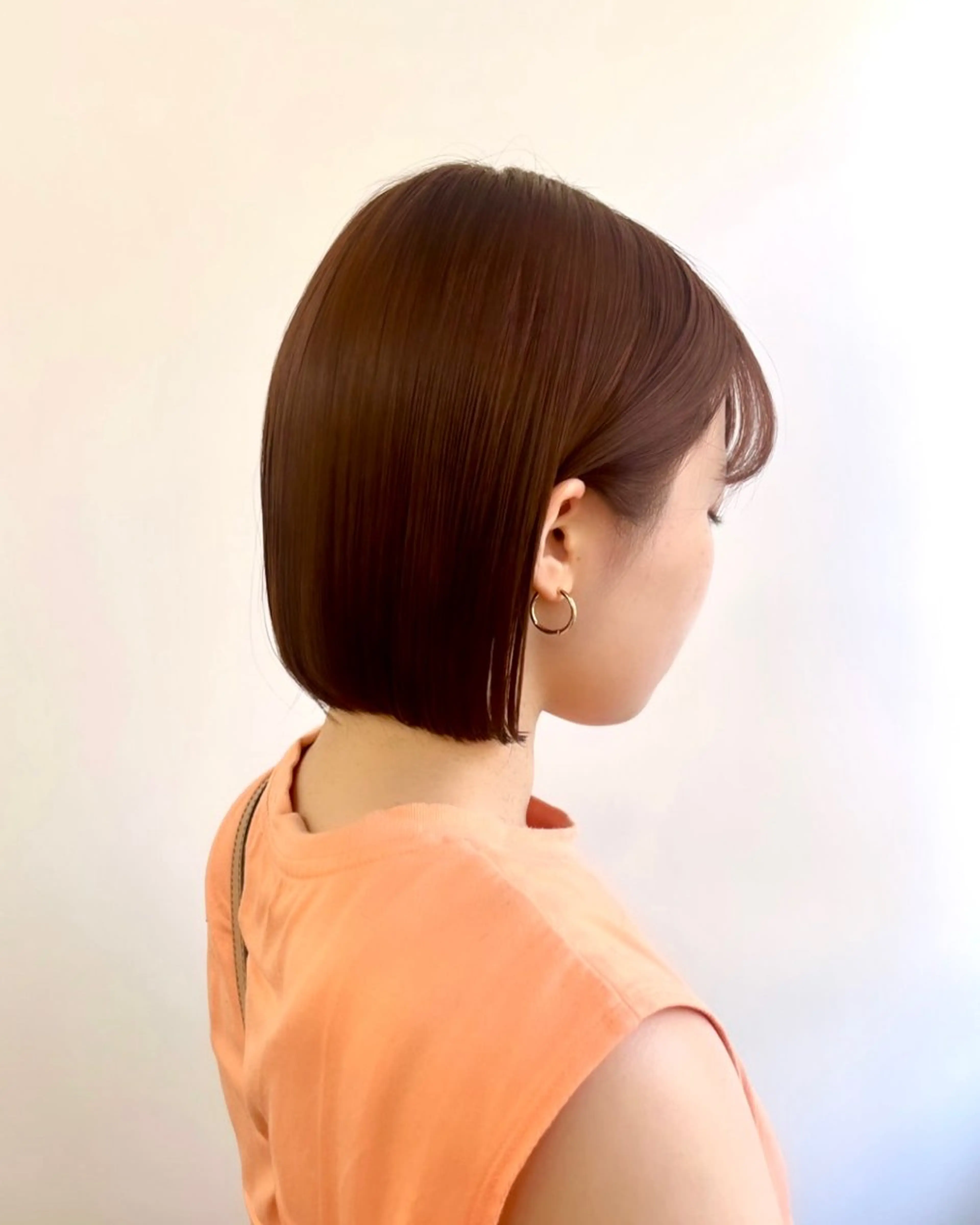 ミディアム カラー ヘアアレンジ 成人式 結婚式・ブライダル ブラウンカラー オレンジ オレンジブラウン HIROKO / 透明感暖色カラー🎀のヘアスタイル