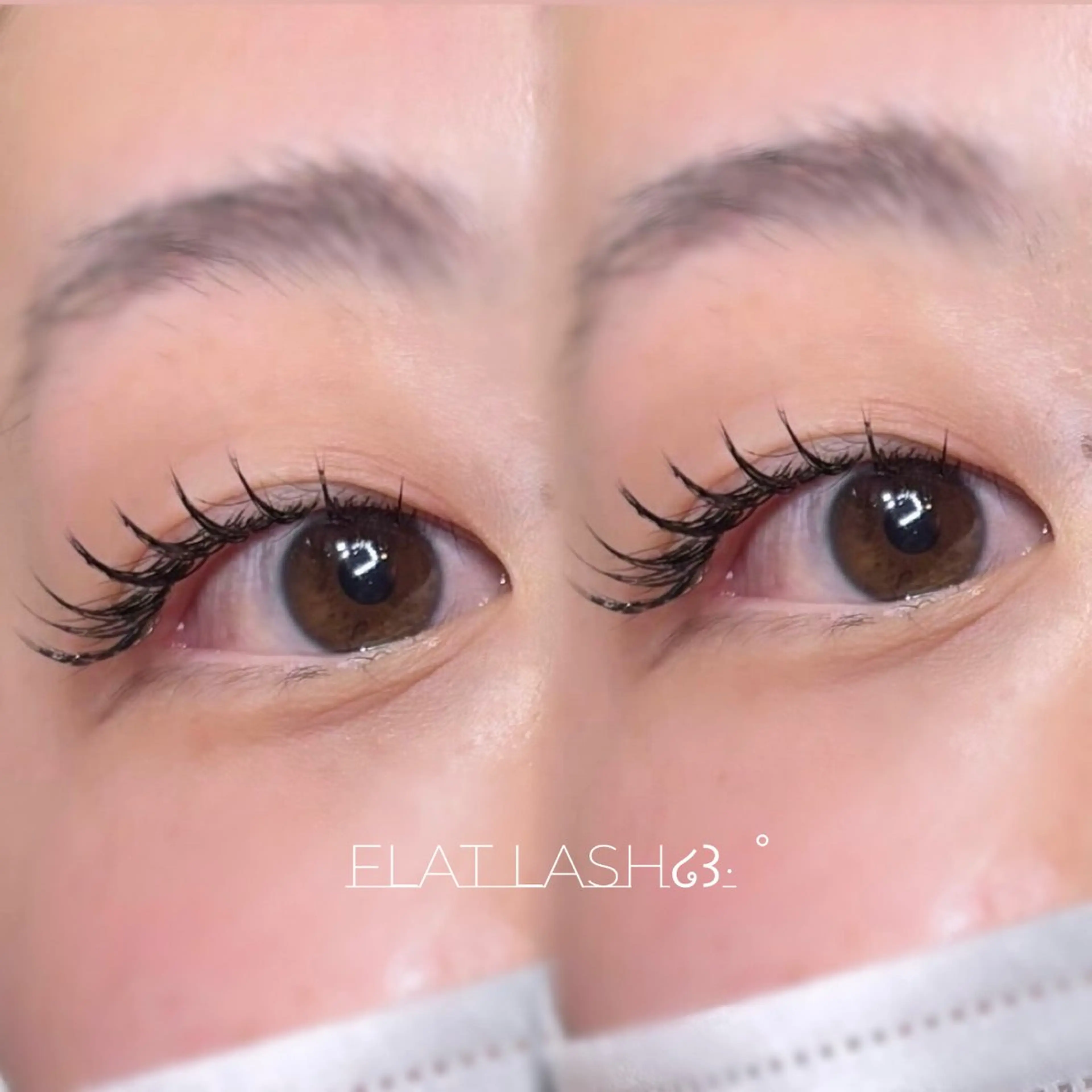 マツエク・マツパ フラットラッシュ 阪本 奏のマツエク・マツパデザイン