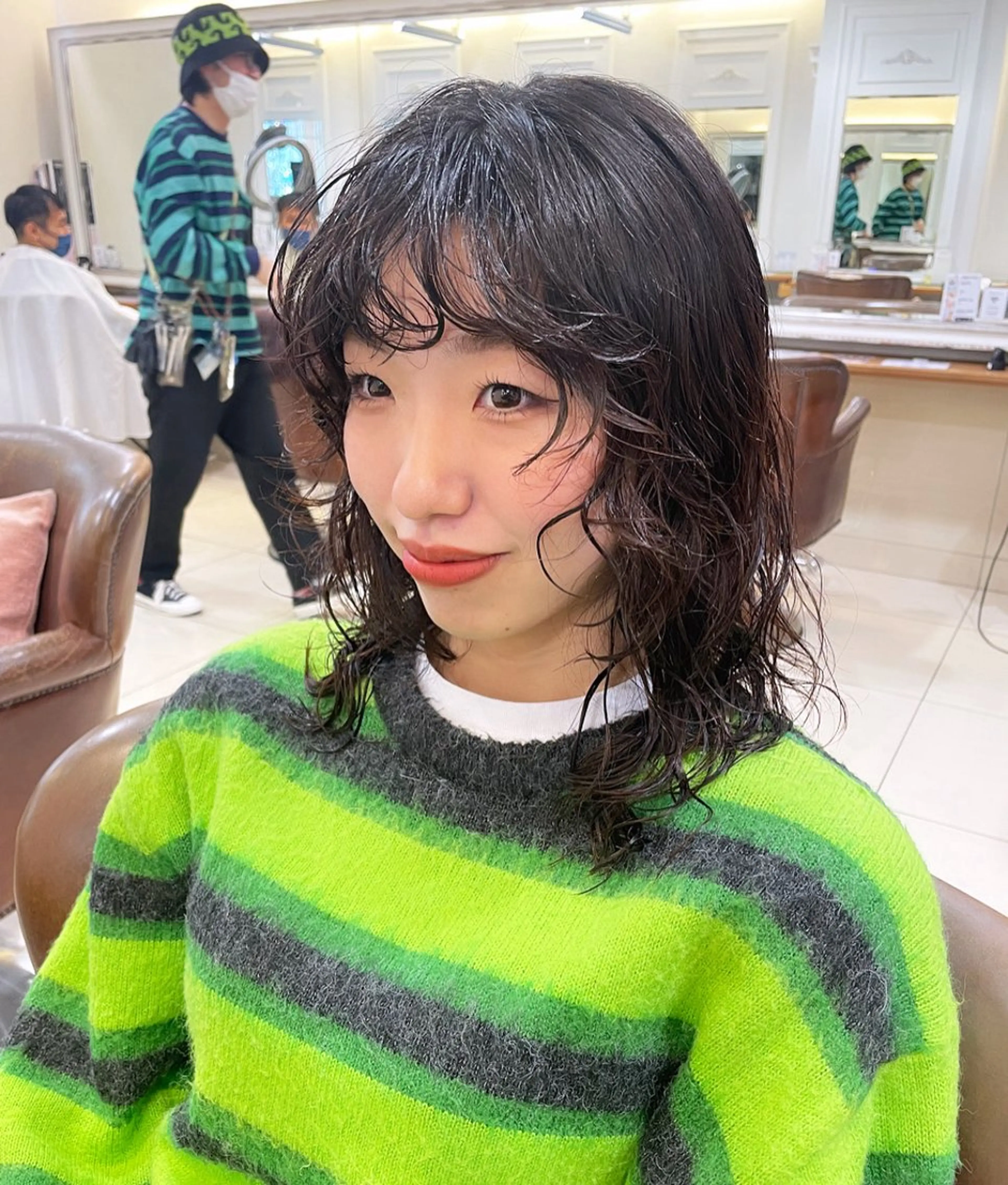 【minimo限定クーポン】レディースカット+パーマ+シャンプーの写真