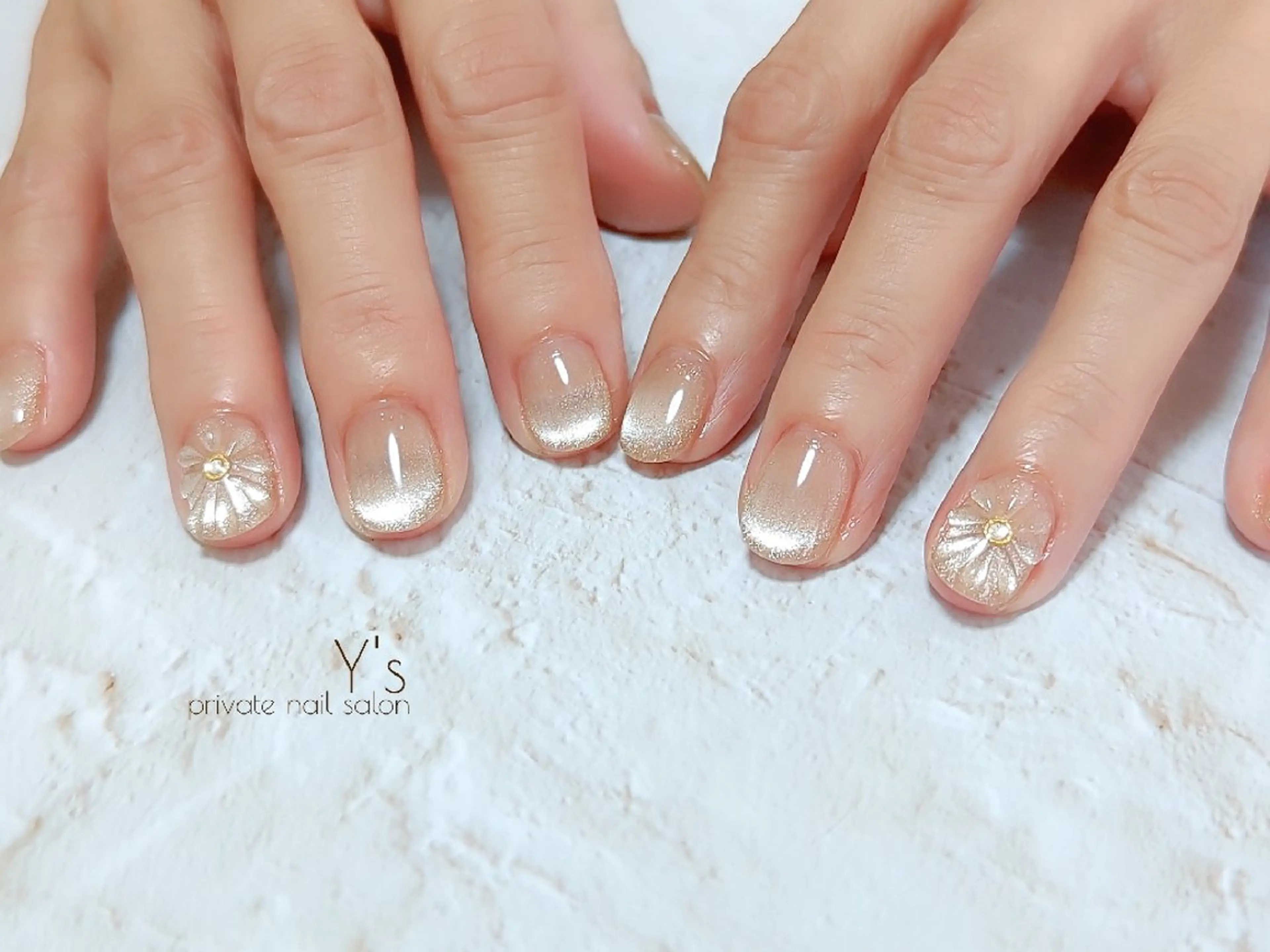 ネイル マグネットネイル ハンドネイル YUMI NAGAI  のネイルデザイン