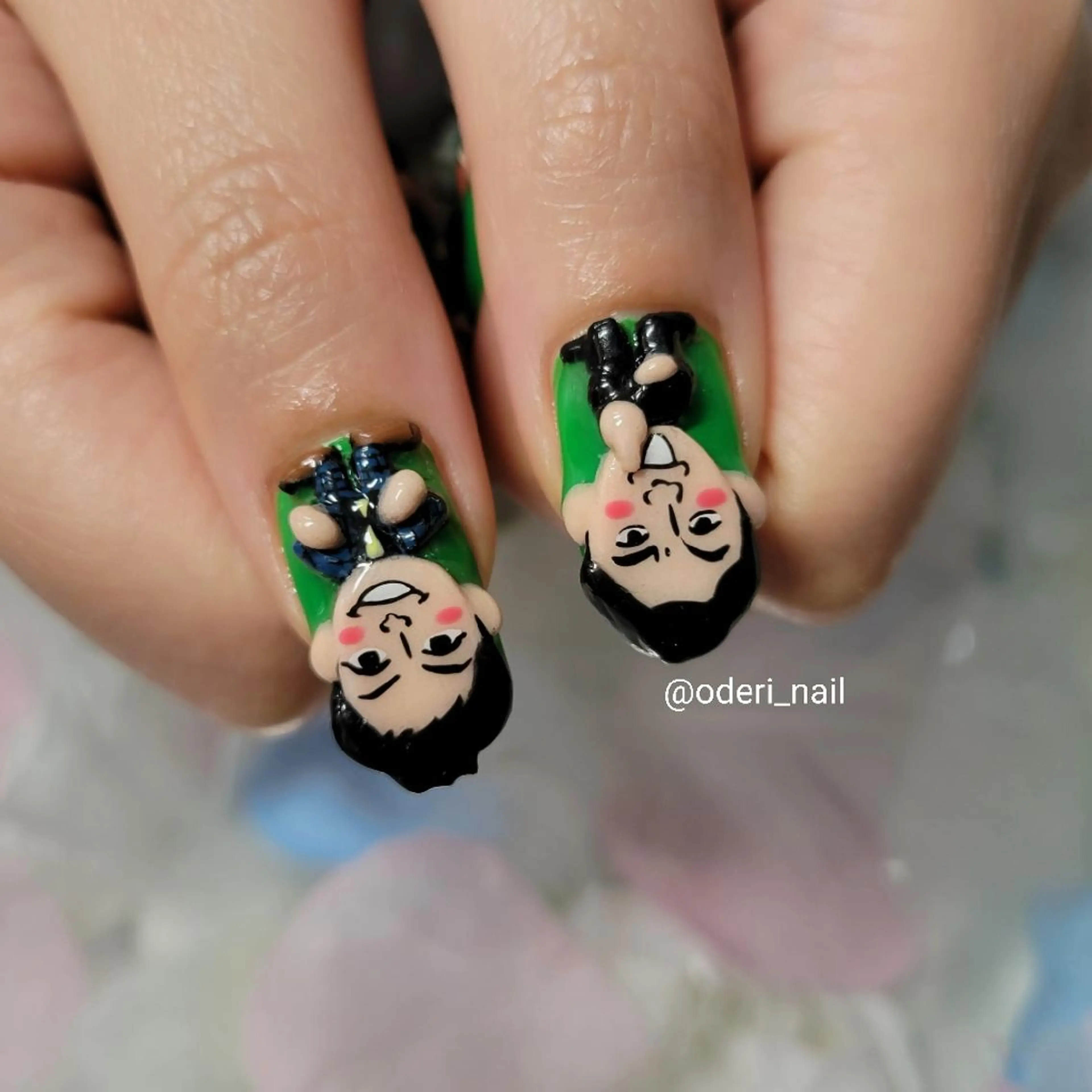 ネイル アートネイル ジェルネイル おで@ oderi_nailのネイルデザイン