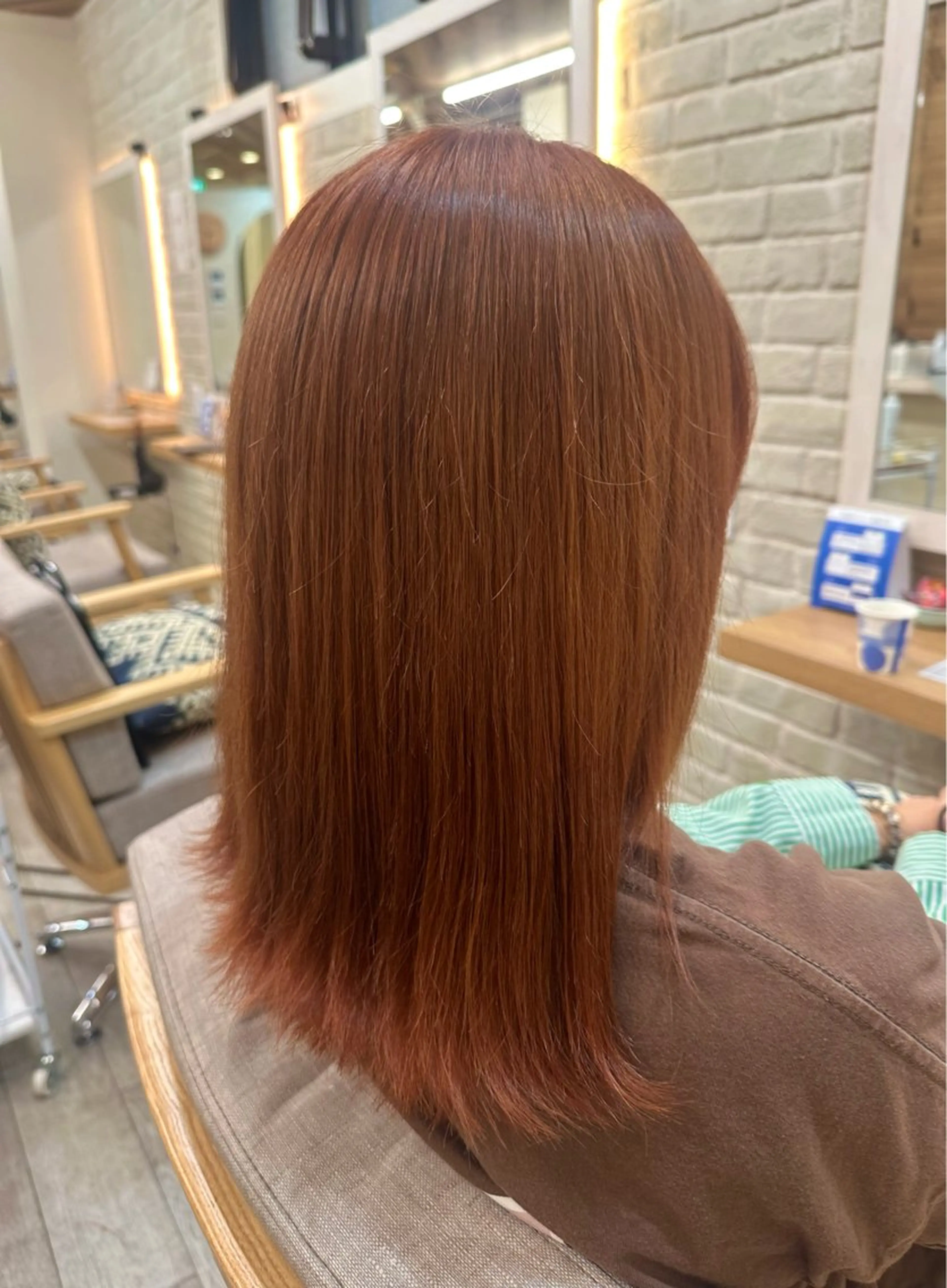 カラー オレンジ カット ヘアカラー トリートメント SUNS by TRUNK所属・✄折橋 彩花🐶🍑のヘアスタイル