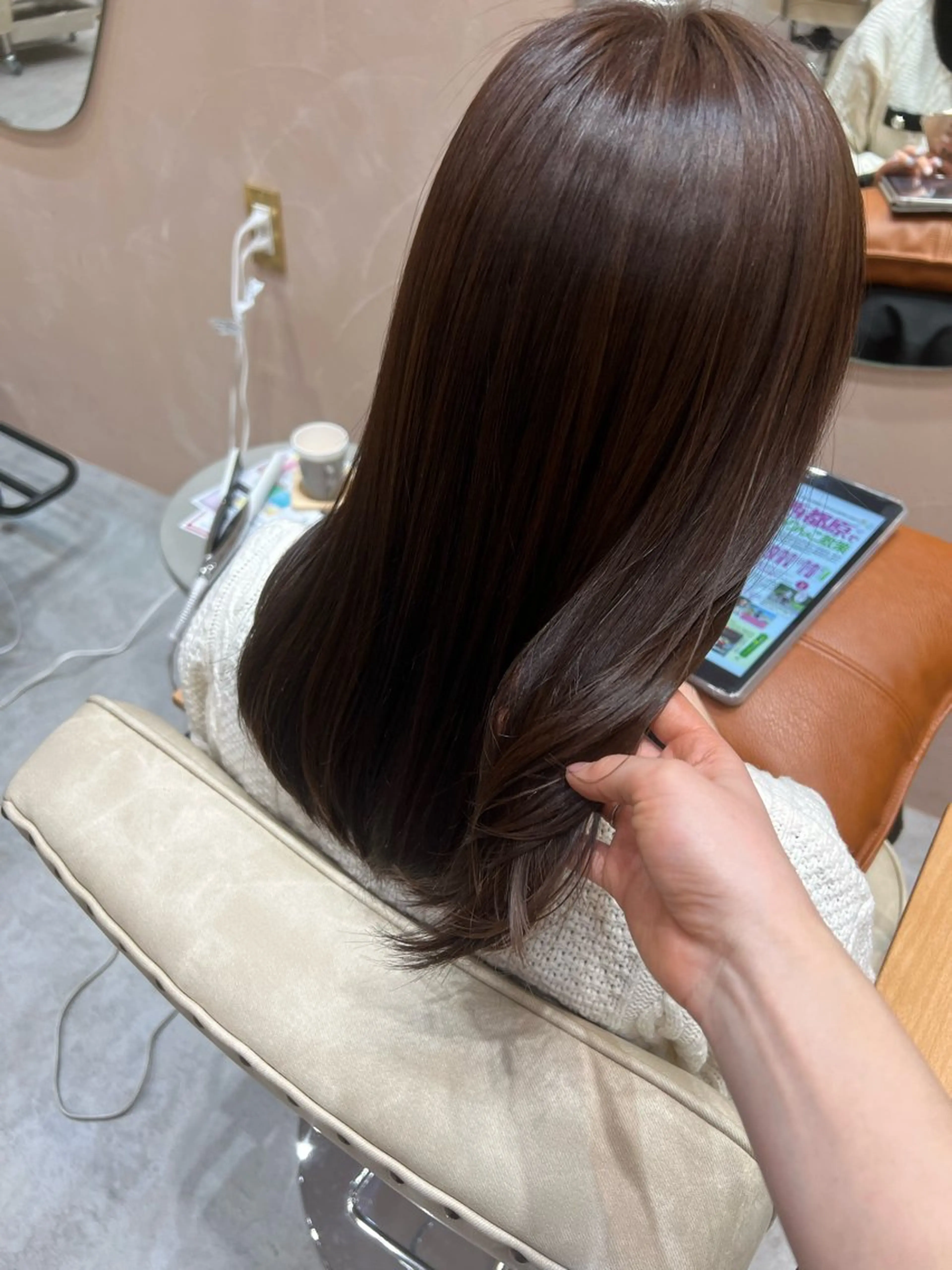 ミディアム カラー ベージュカラー ブラウンカラー 透明感/ダブルカラー /kazui🐈のヘアスタイル