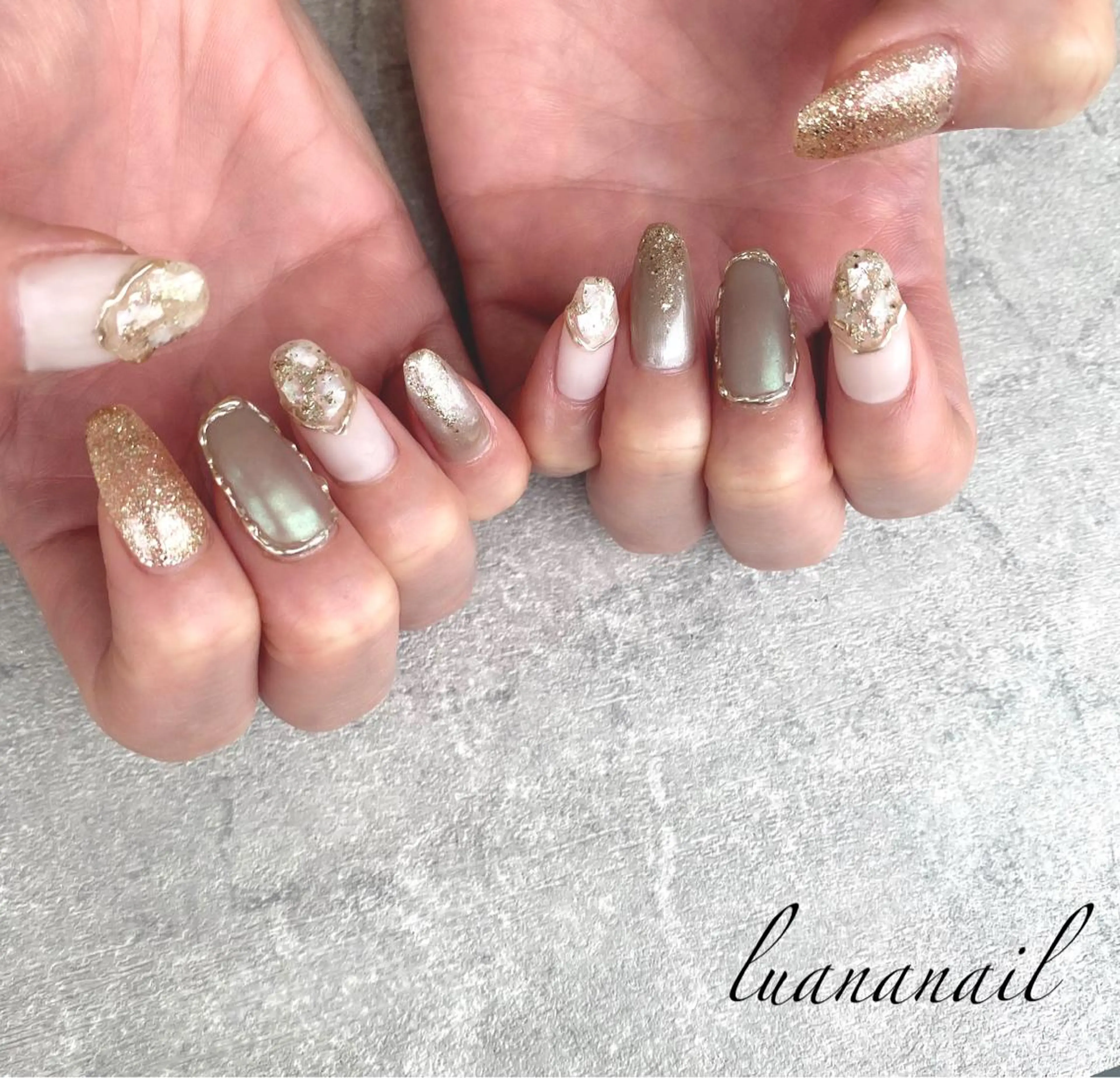 ネイル ハンドネイル luana nailのネイルデザイン