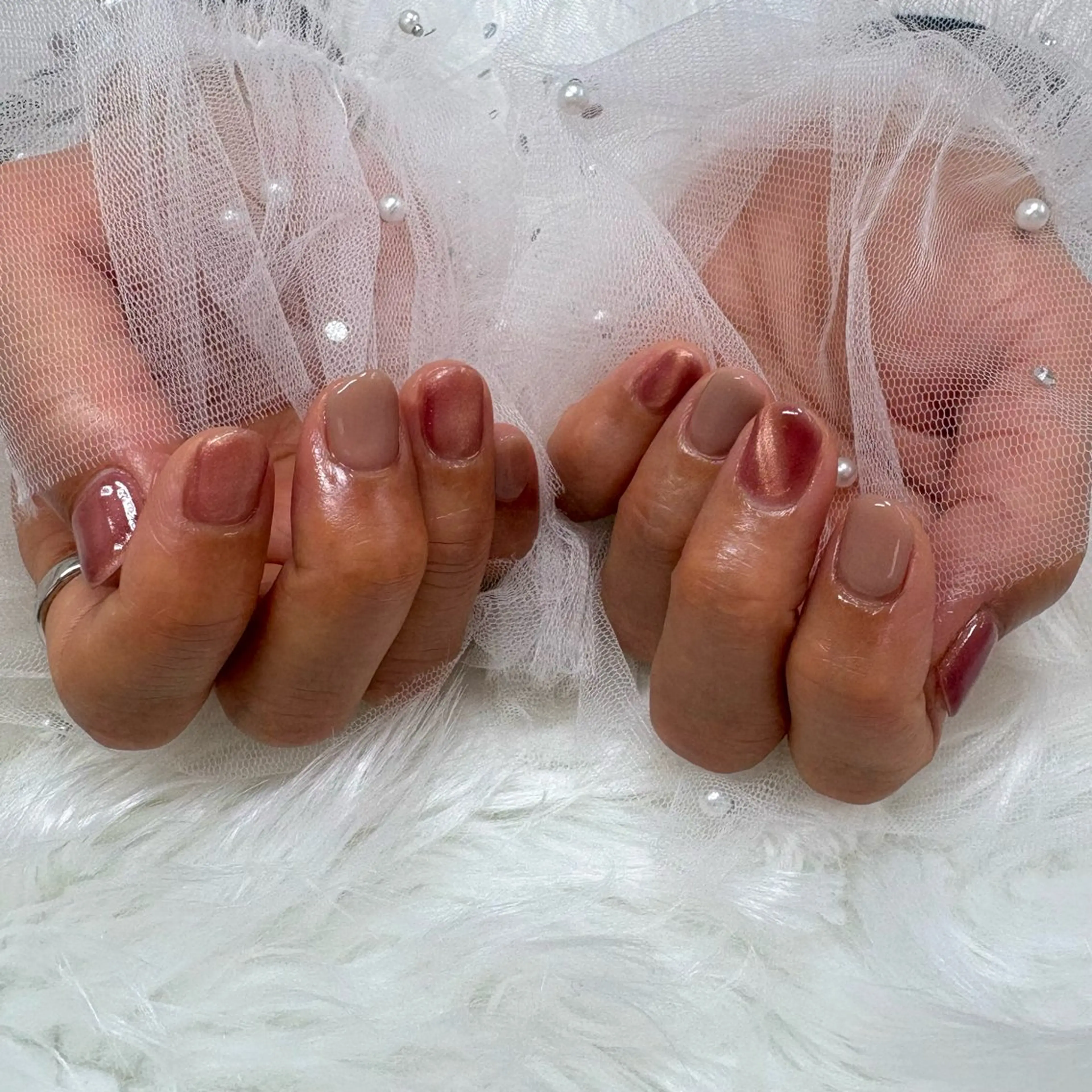 ネイル マグネットネイル ハンドネイル SHINE nail salonのネイルデザイン