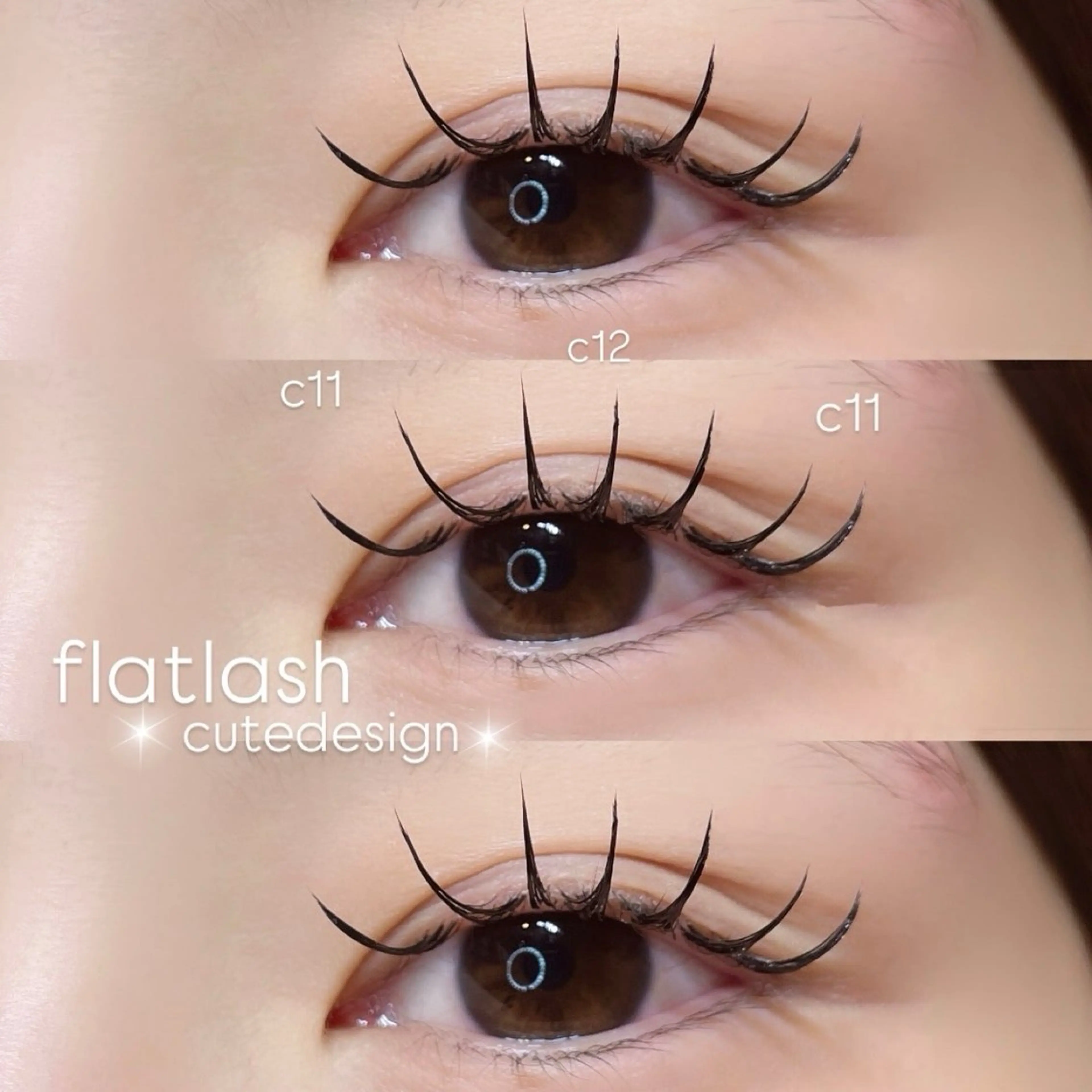 マツエク・マツパ マツエク Mell Yuuna ♡パリエク /束感のマツエク・マツパデザイン