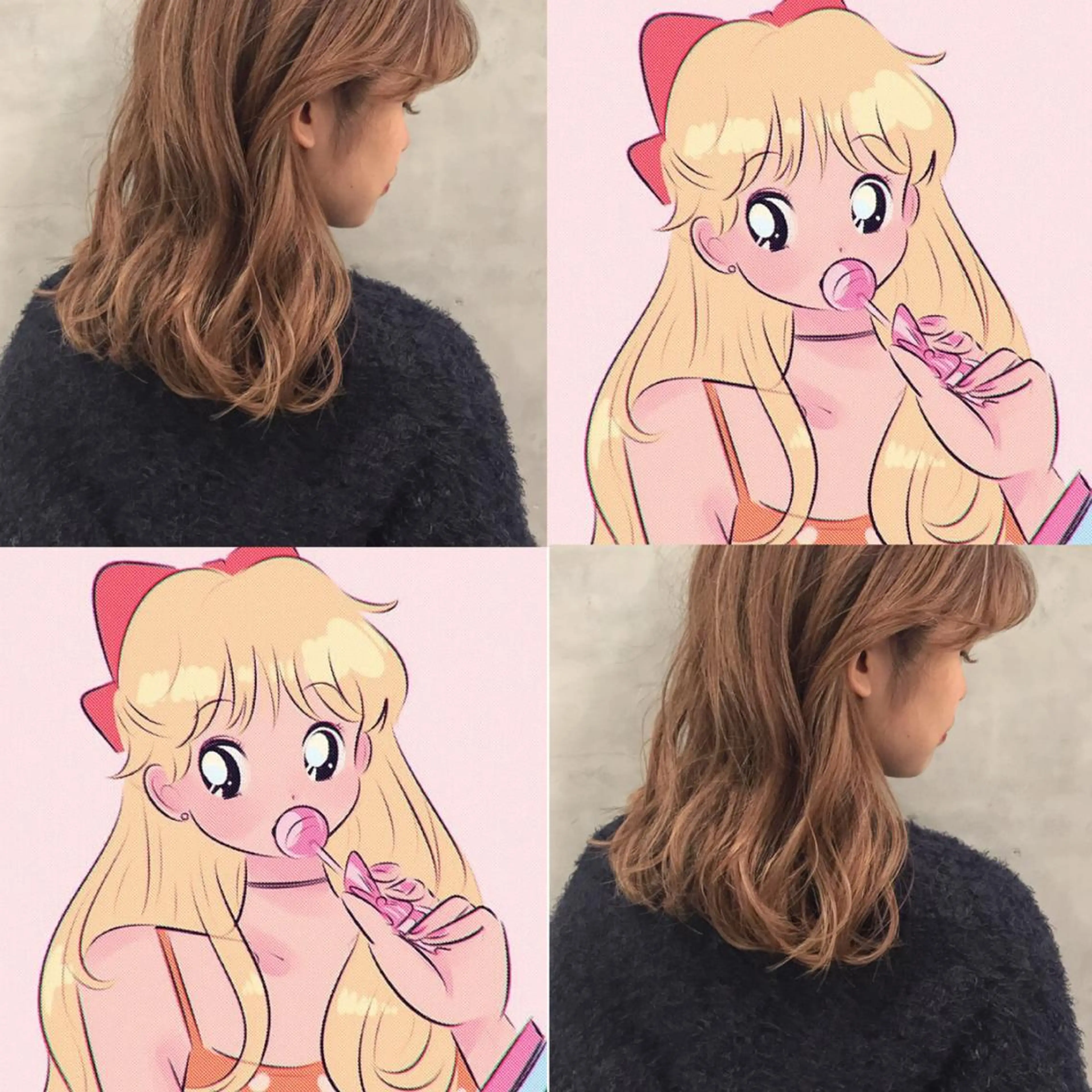 セミロング レイヤーカット指名 No.1💖マユカのヘアスタイル