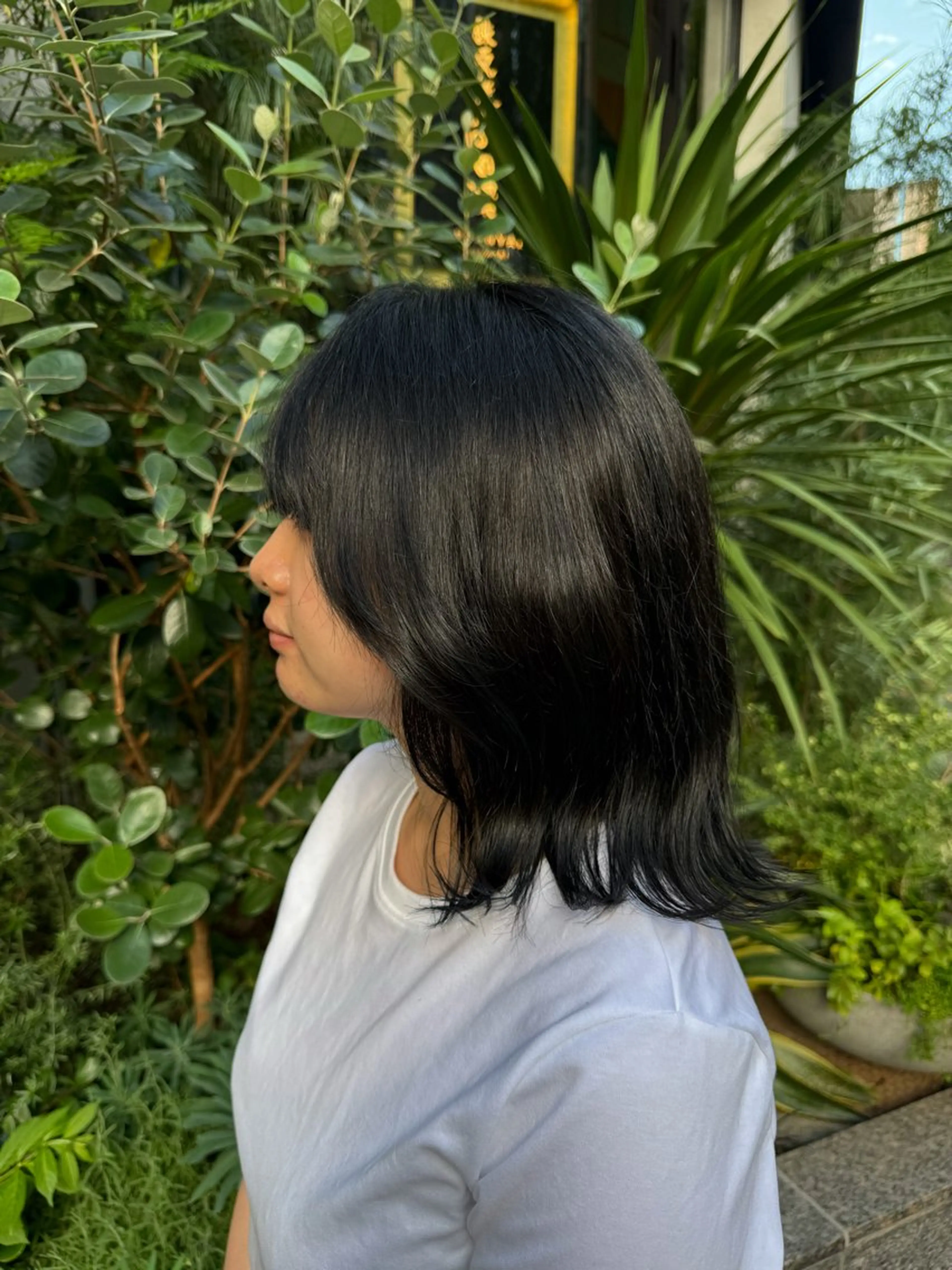 ミディアム カラー ブリーチ 縮毛/あすか🐯のヘアスタイル